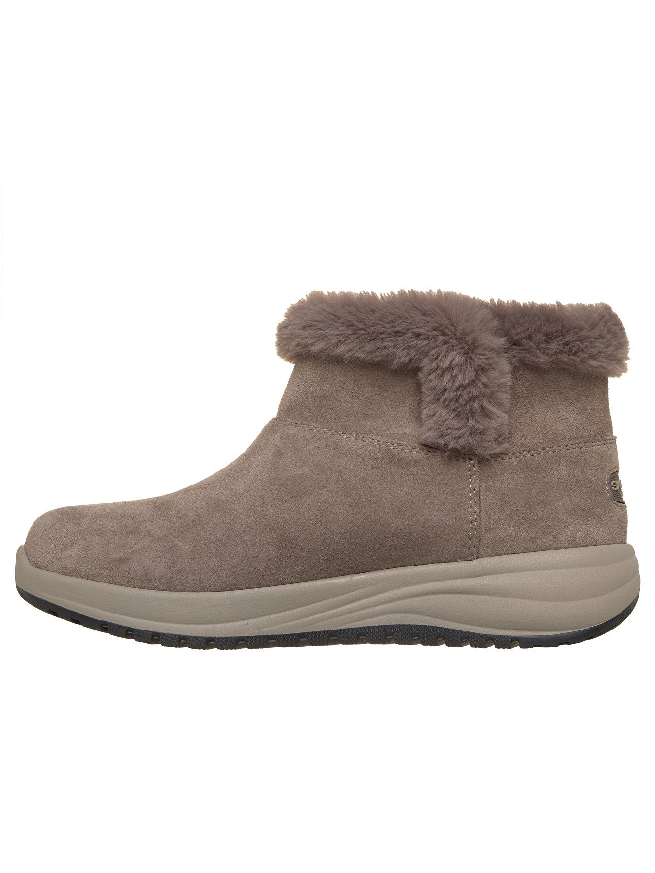 Image 6 of 6 of Skechers On-The-Go Stellar Cosy Step Ankle Boots - Beige