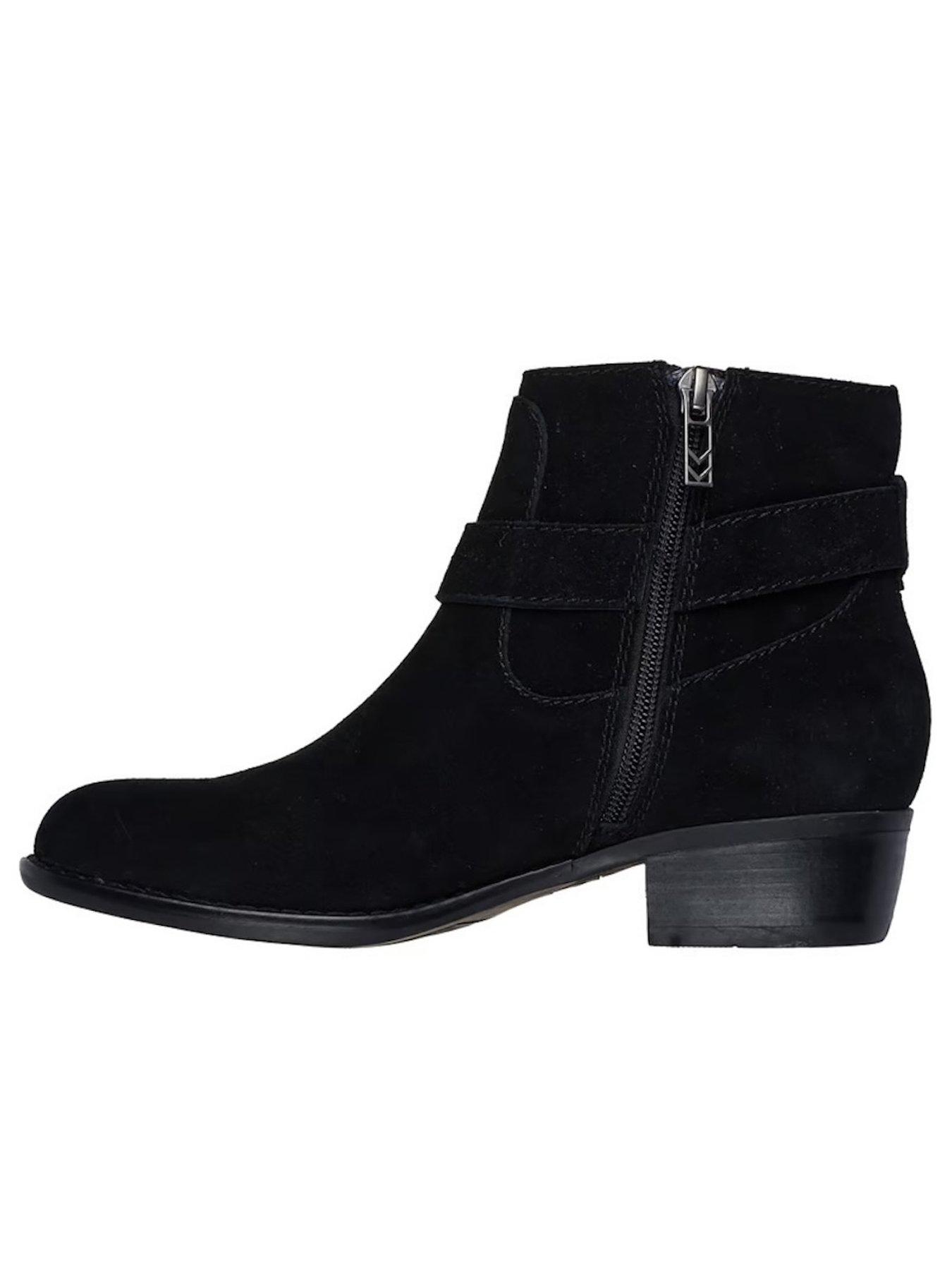 Image 6 of 6 of Skechers Texas Rodeo Night Chelsea Pull On Bootie W/ Memory Foam - Black Suded/gore