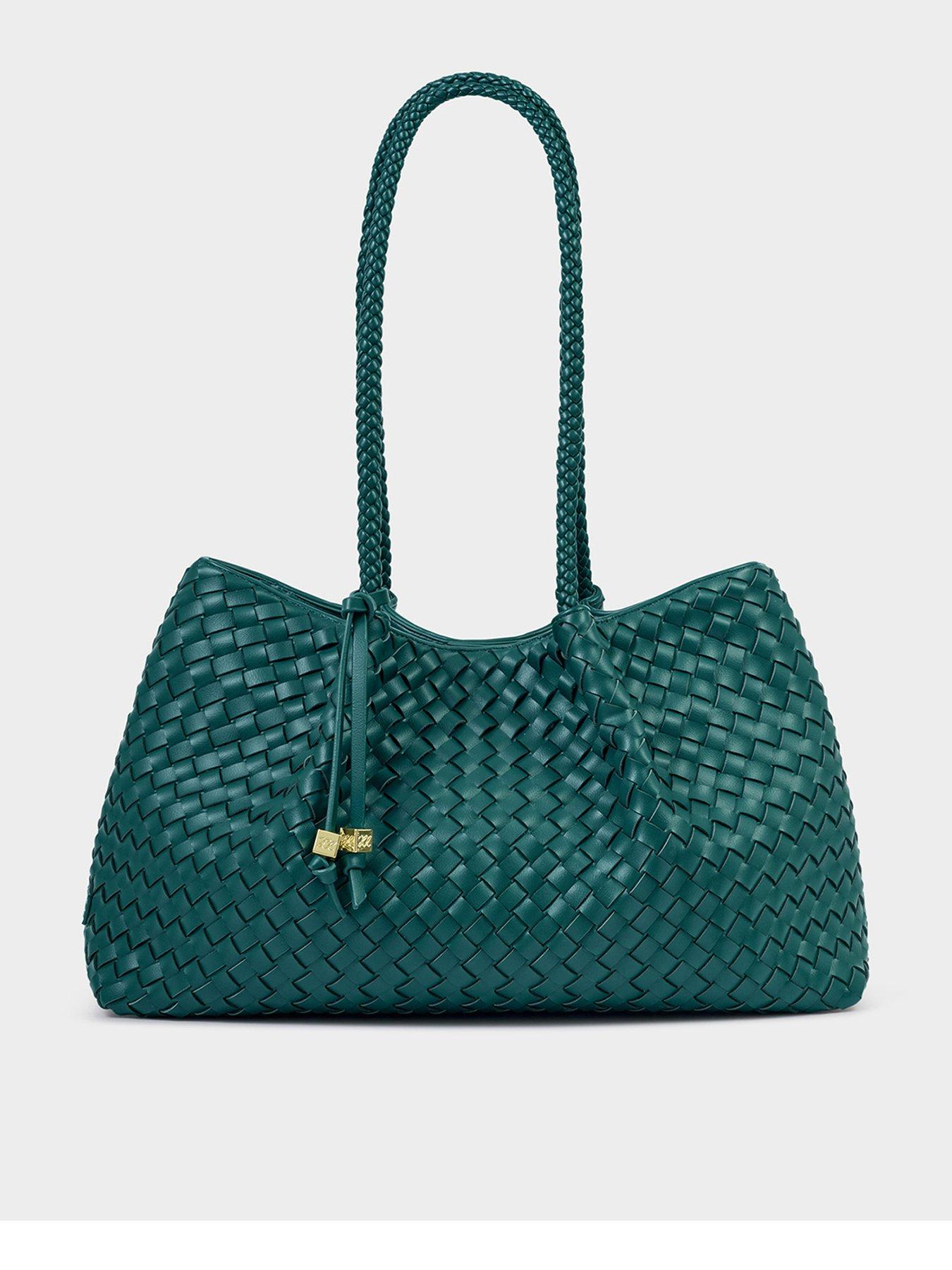 Image 1 of 7 of Katie Loxton Nova Small Shoulder Tote- Palm Green&nbsp;