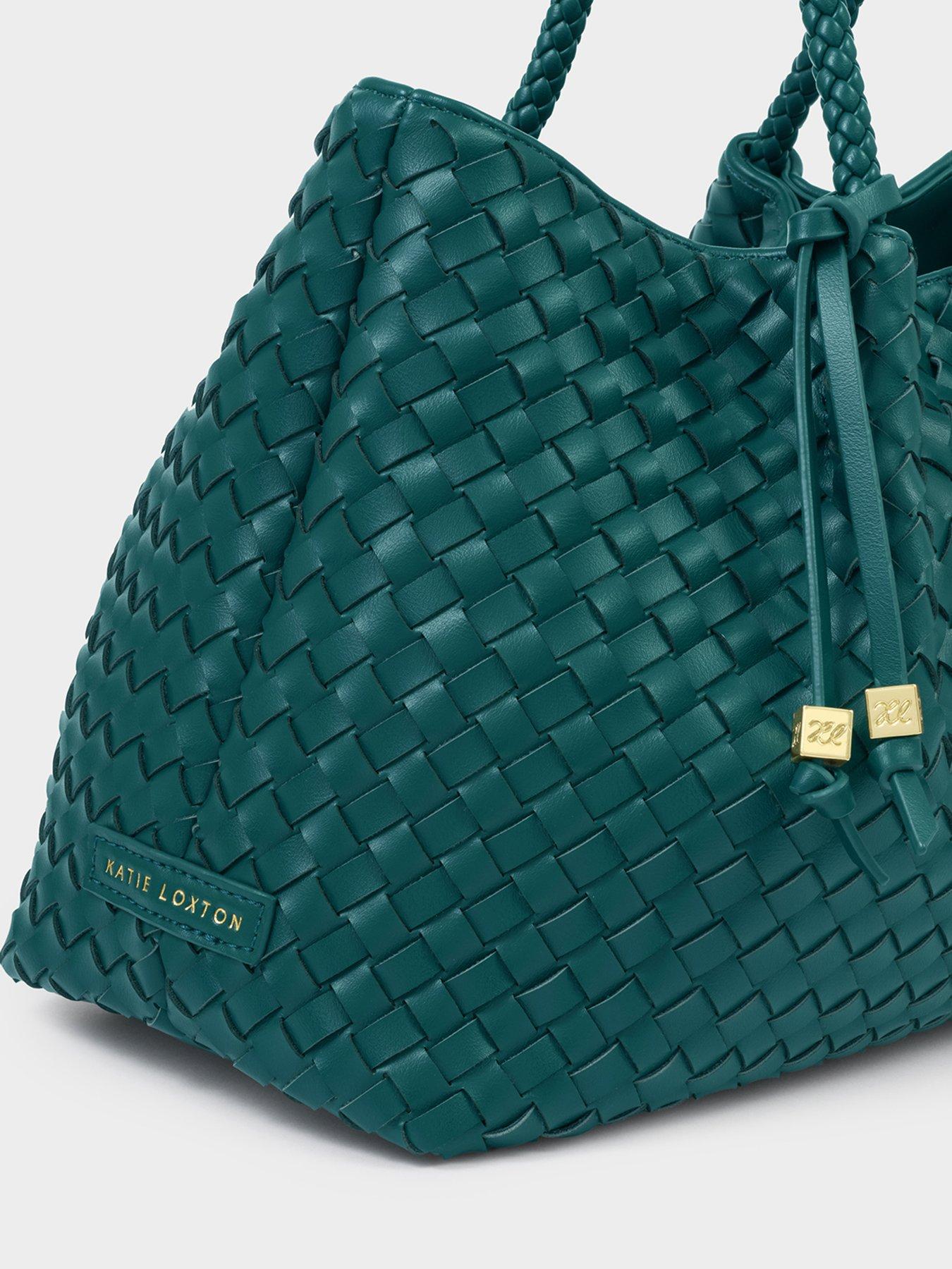 Image 4 of 7 of Katie Loxton Nova Small Shoulder Tote- Palm Green&nbsp;