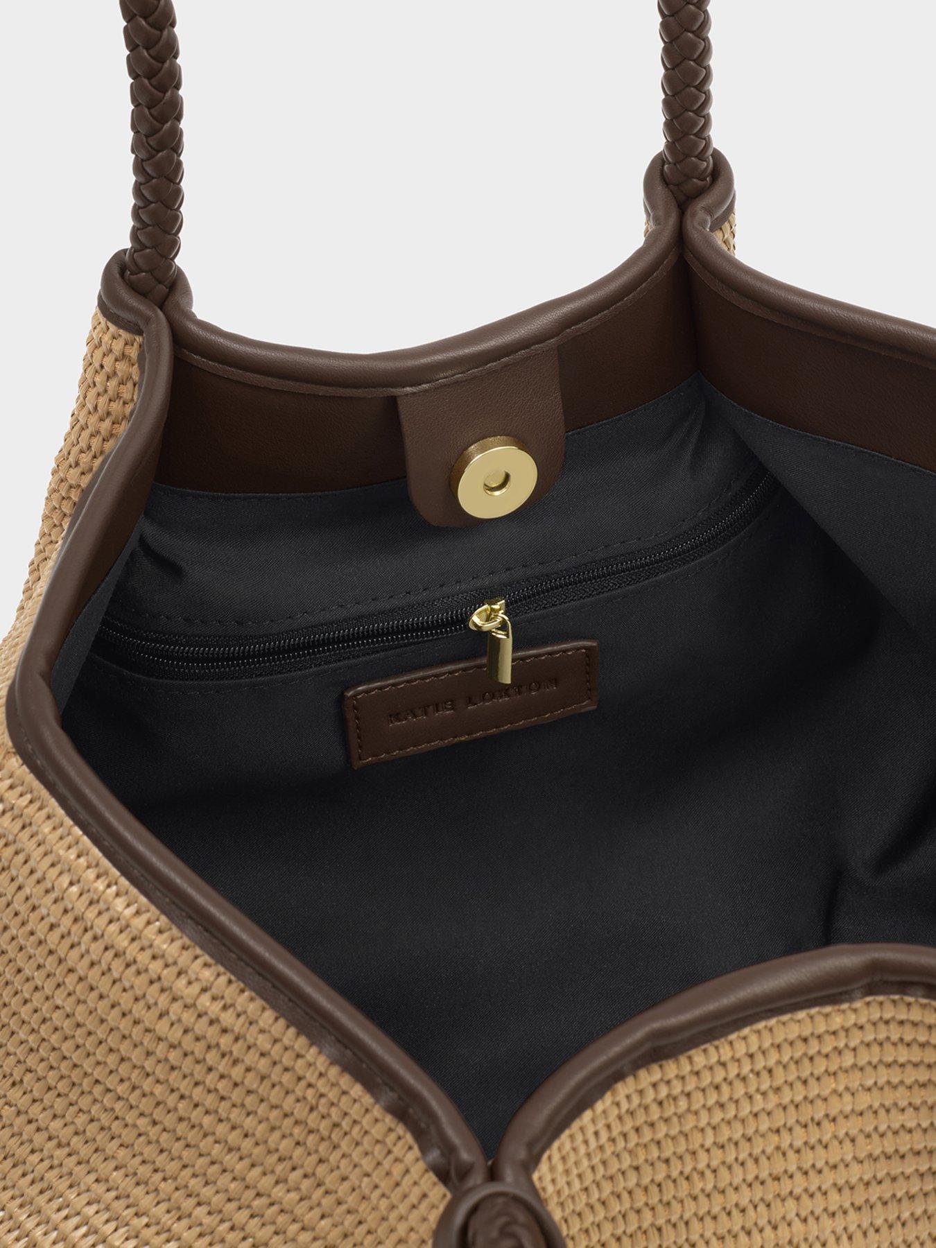 katie-loxton-nova-raffia-small-shoulder-tote--natural-raffia-bitter-chocolateoutfit