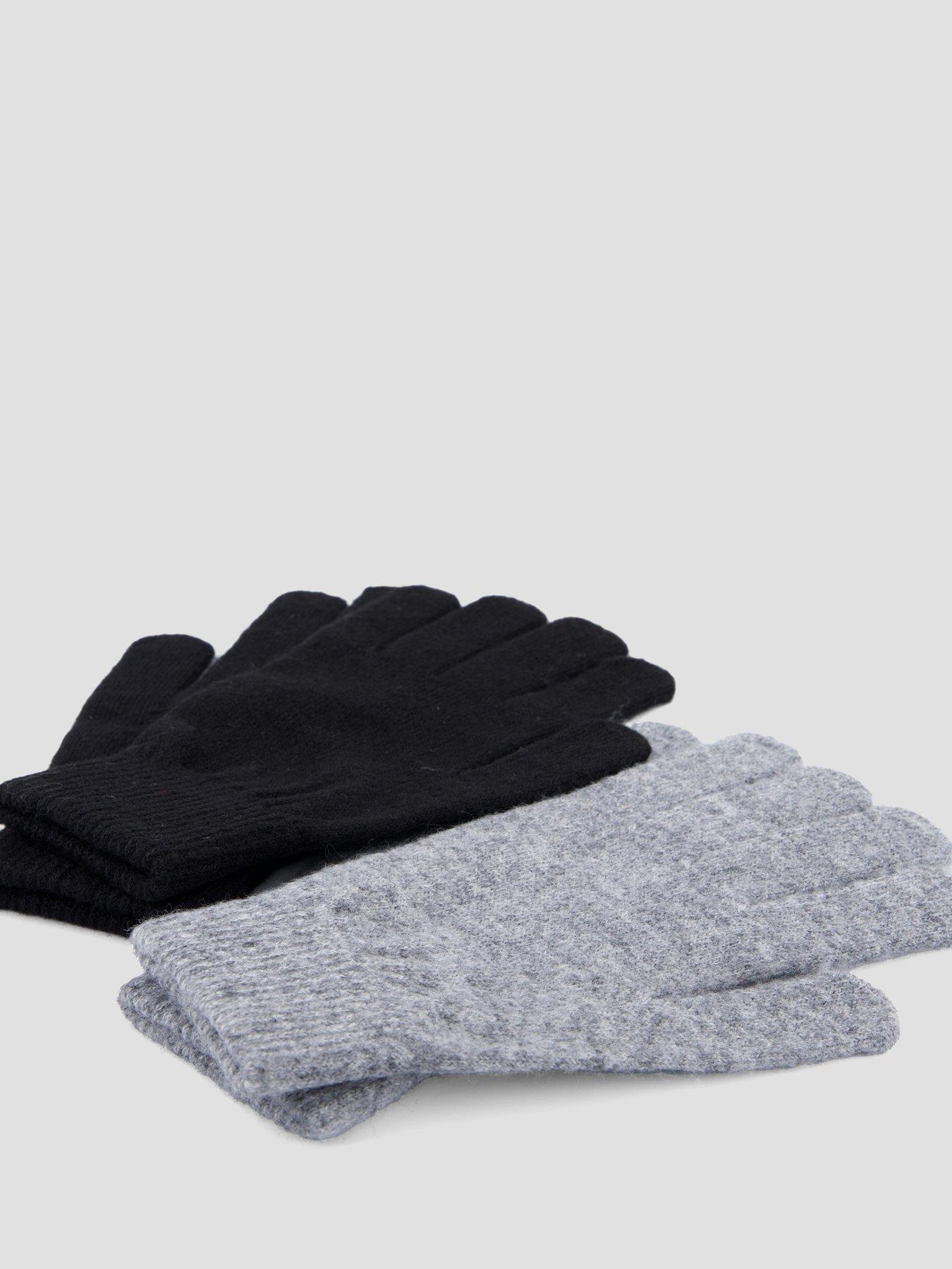Image 2 of 6 of The Very Collection Womens 2 Pack Ribbed Cuff Knit Gloves - Multi