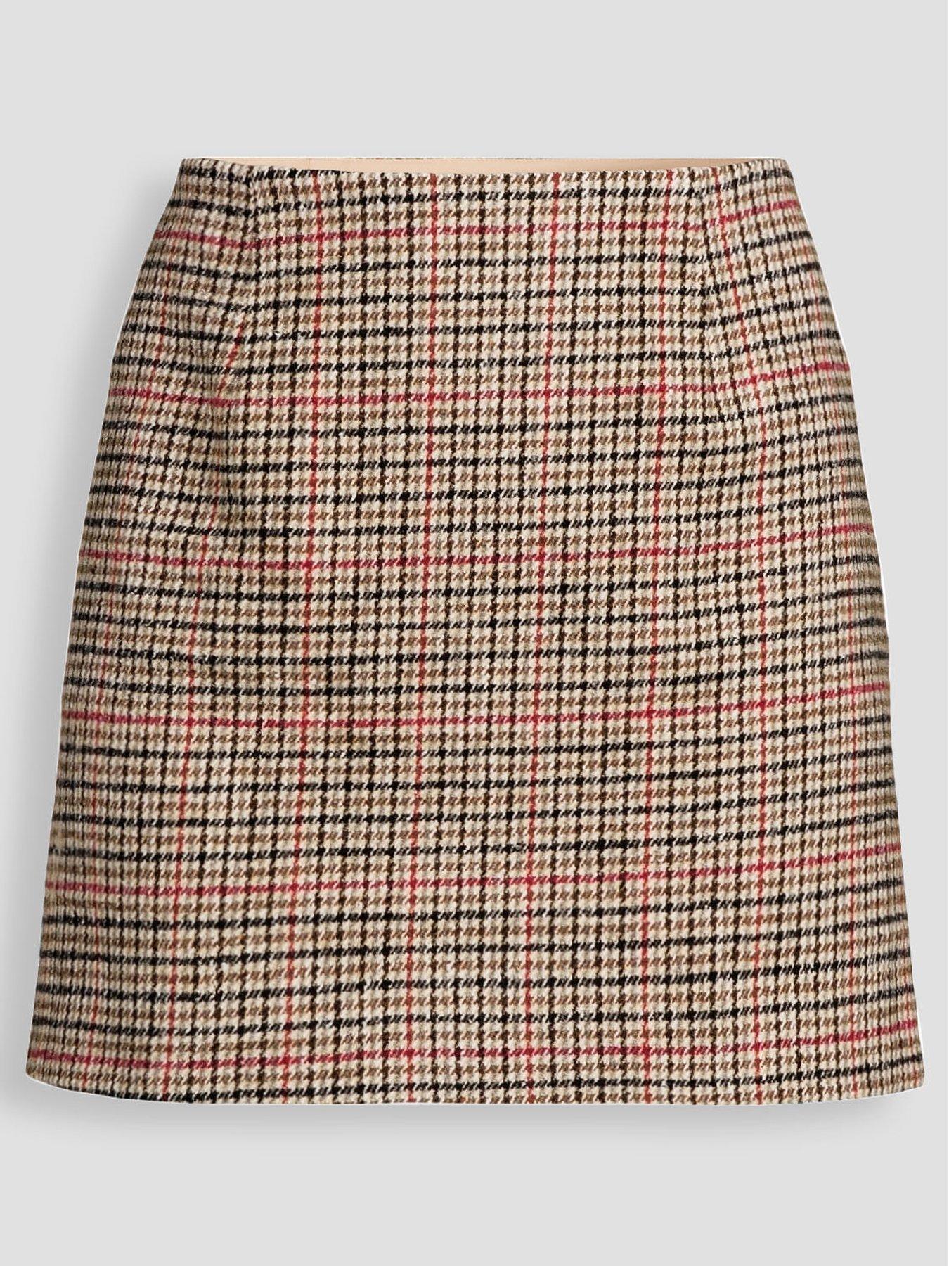 Image 7 of 7 of The Very Collection Check Mini Skirt - Multi