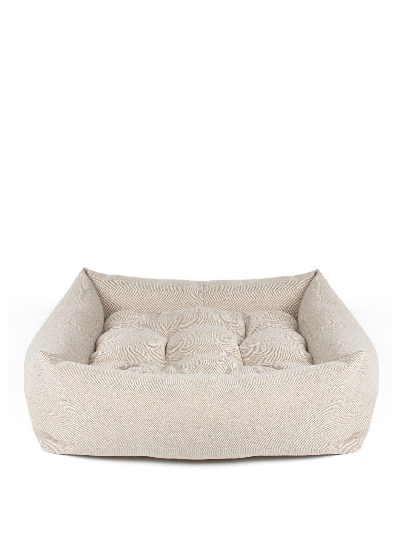 Image 2 of 3 of Lords and Labradors L&L Box Bed w/inner Natural Herringbone XL