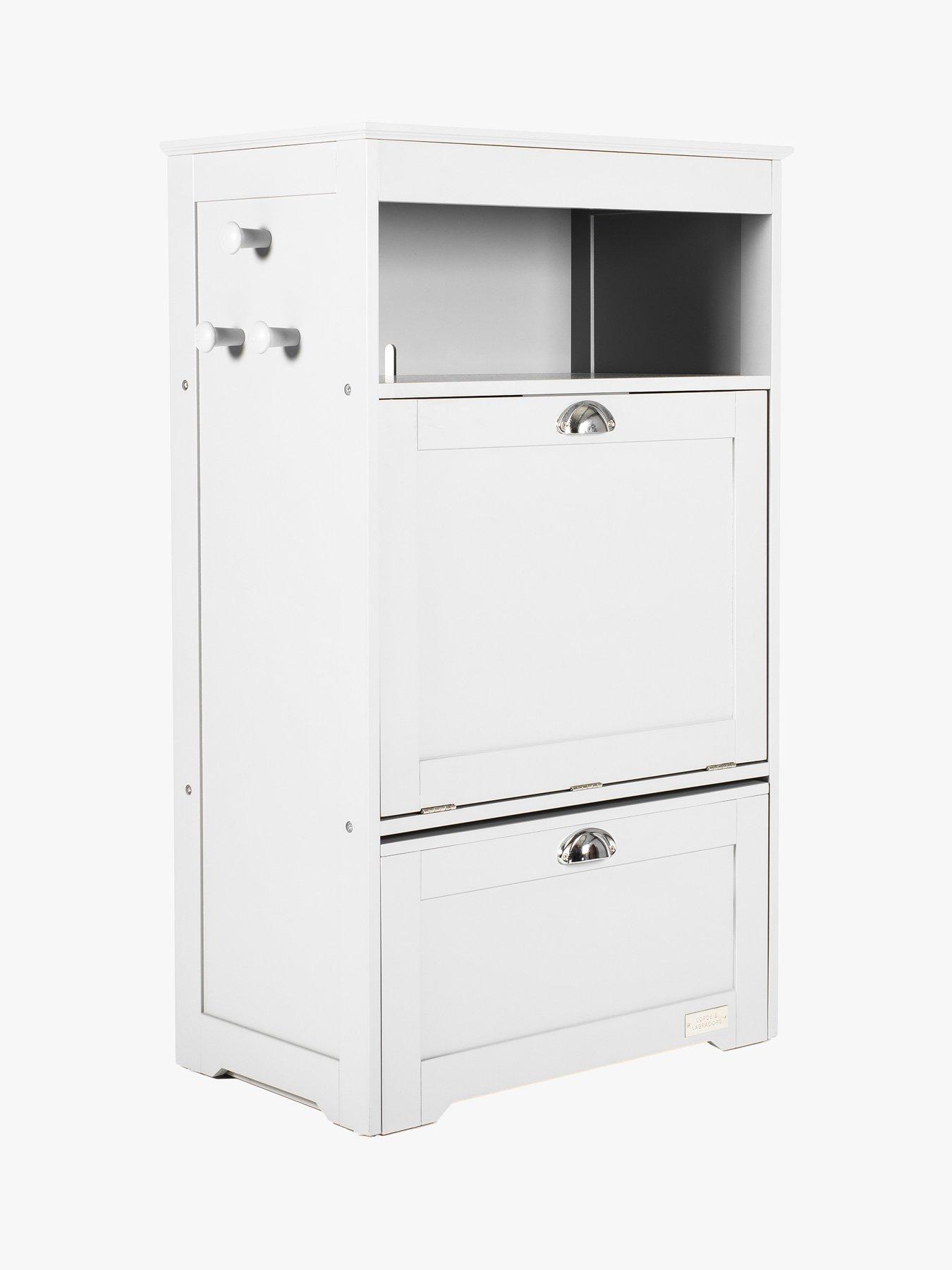 Image 5 of 5 of Lords and Labradors L&L Wooden Pet Feeding Station White