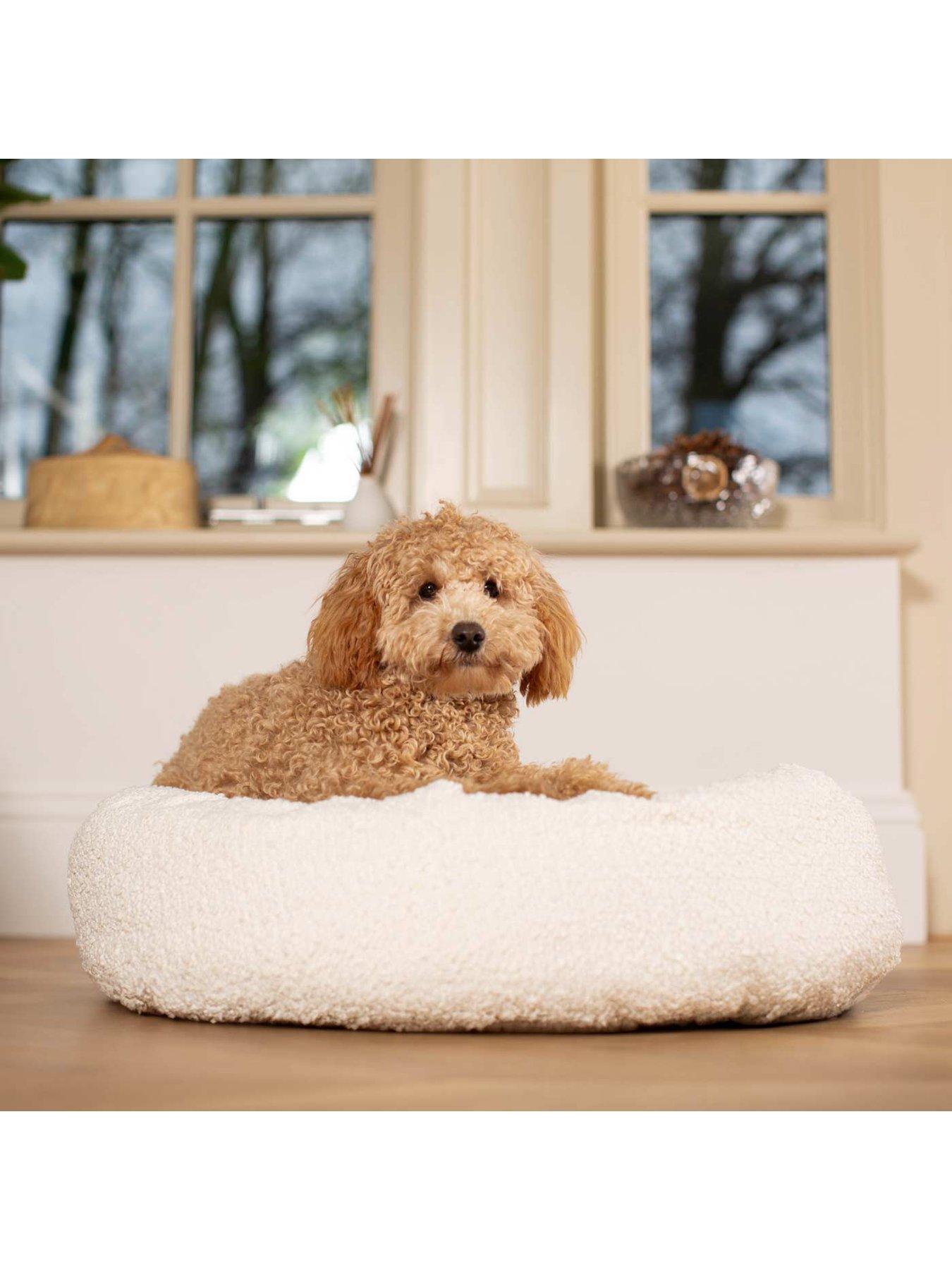 Image 2 of 4 of Lords and Labradors L&L Donut Bed w/inner Ivory Boucle L