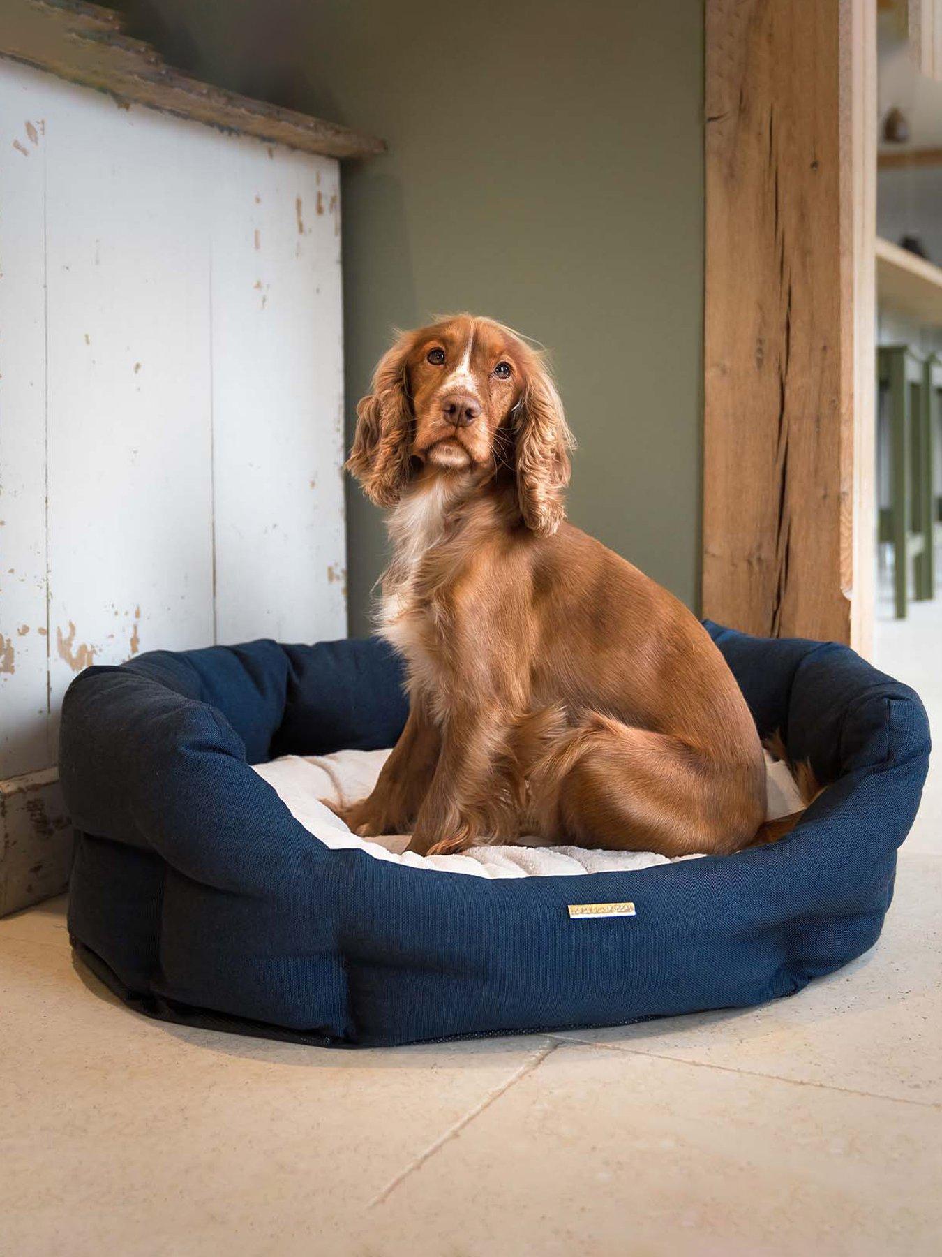 Lords and Labradors Lords & Labradors Essentials Twill Oval Bed Denim S