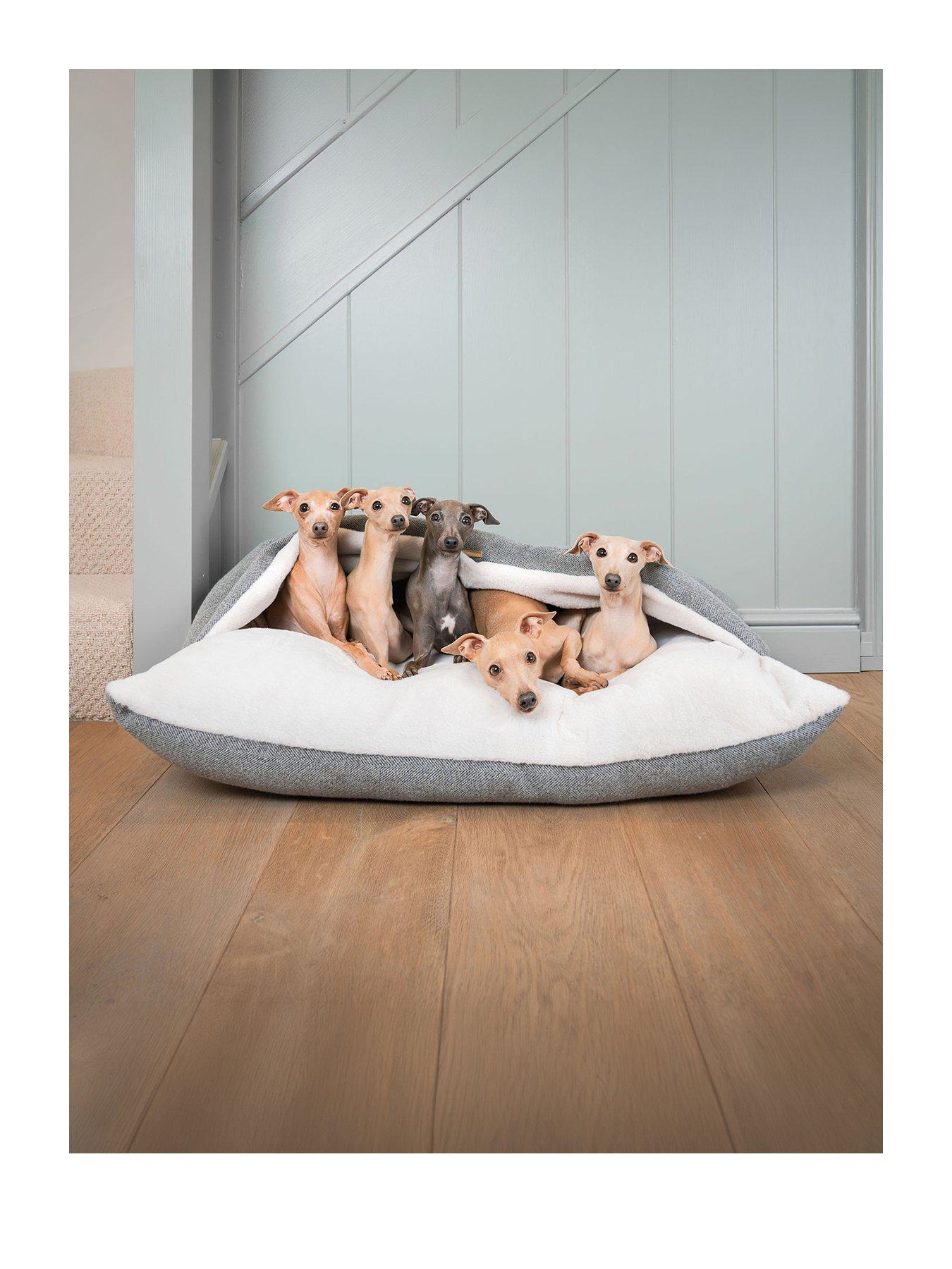 Lords and Labradors L&L Herringbone Sleepy Burrows Tweed Pewter M