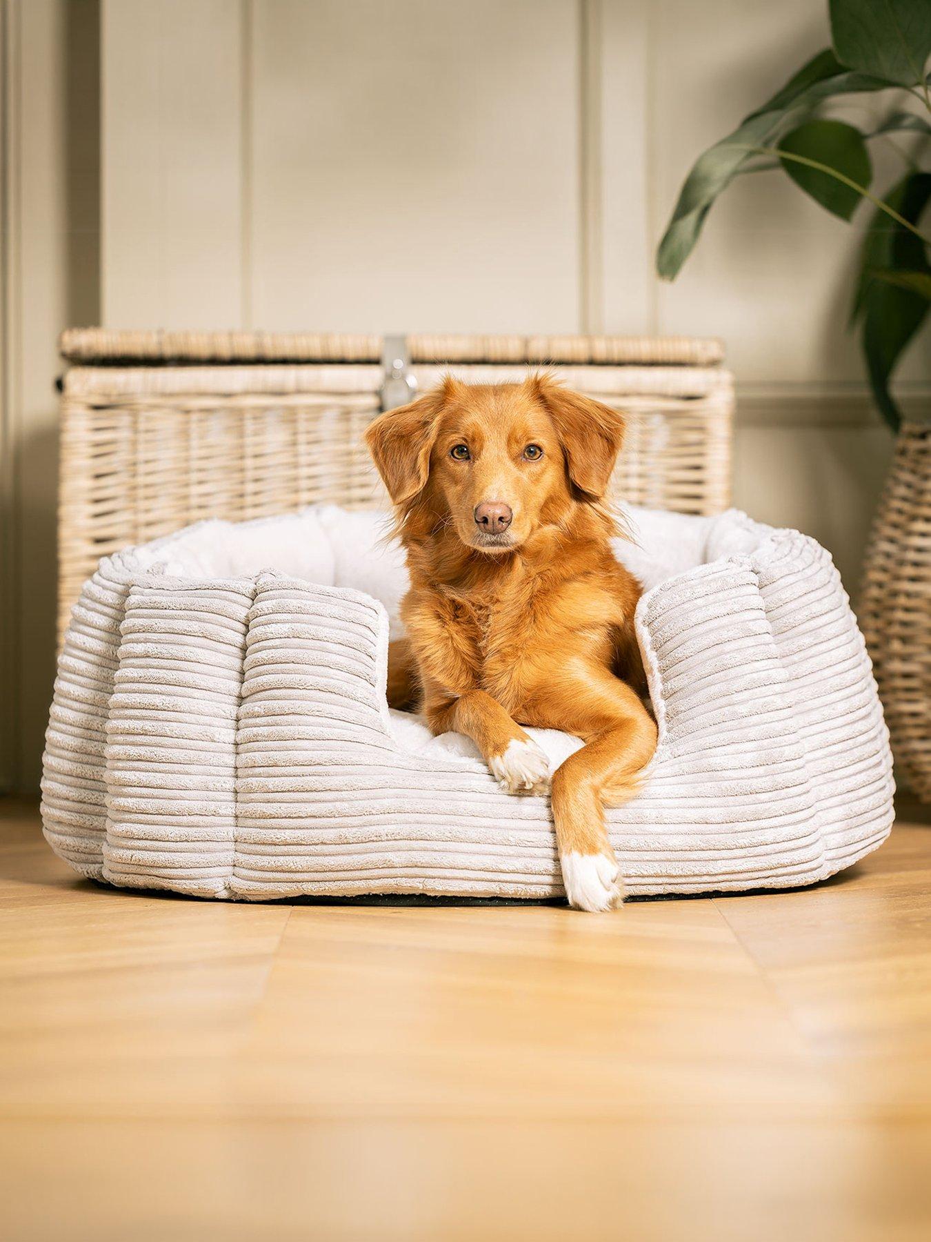 Lords and Labradors L&L High Walled Bed w/inner Light Grey L