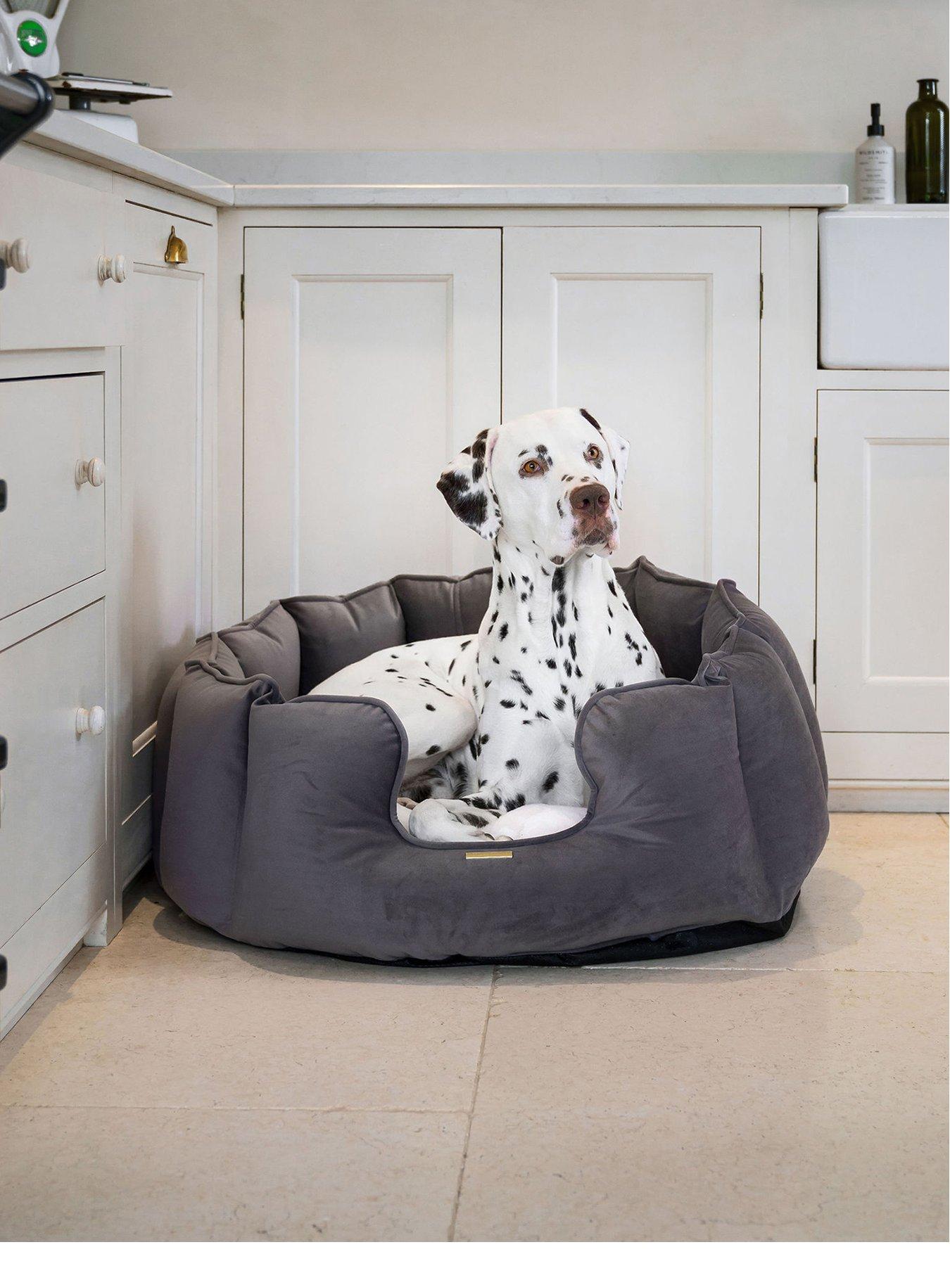 Lords and Labradors L&L High Sided Bed Velvet Silt M