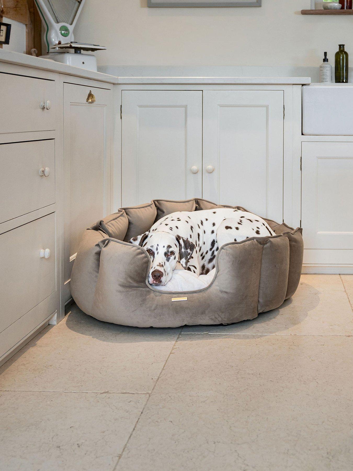 Lords and Labradors L&L High Sided Bed Velvet Clay M