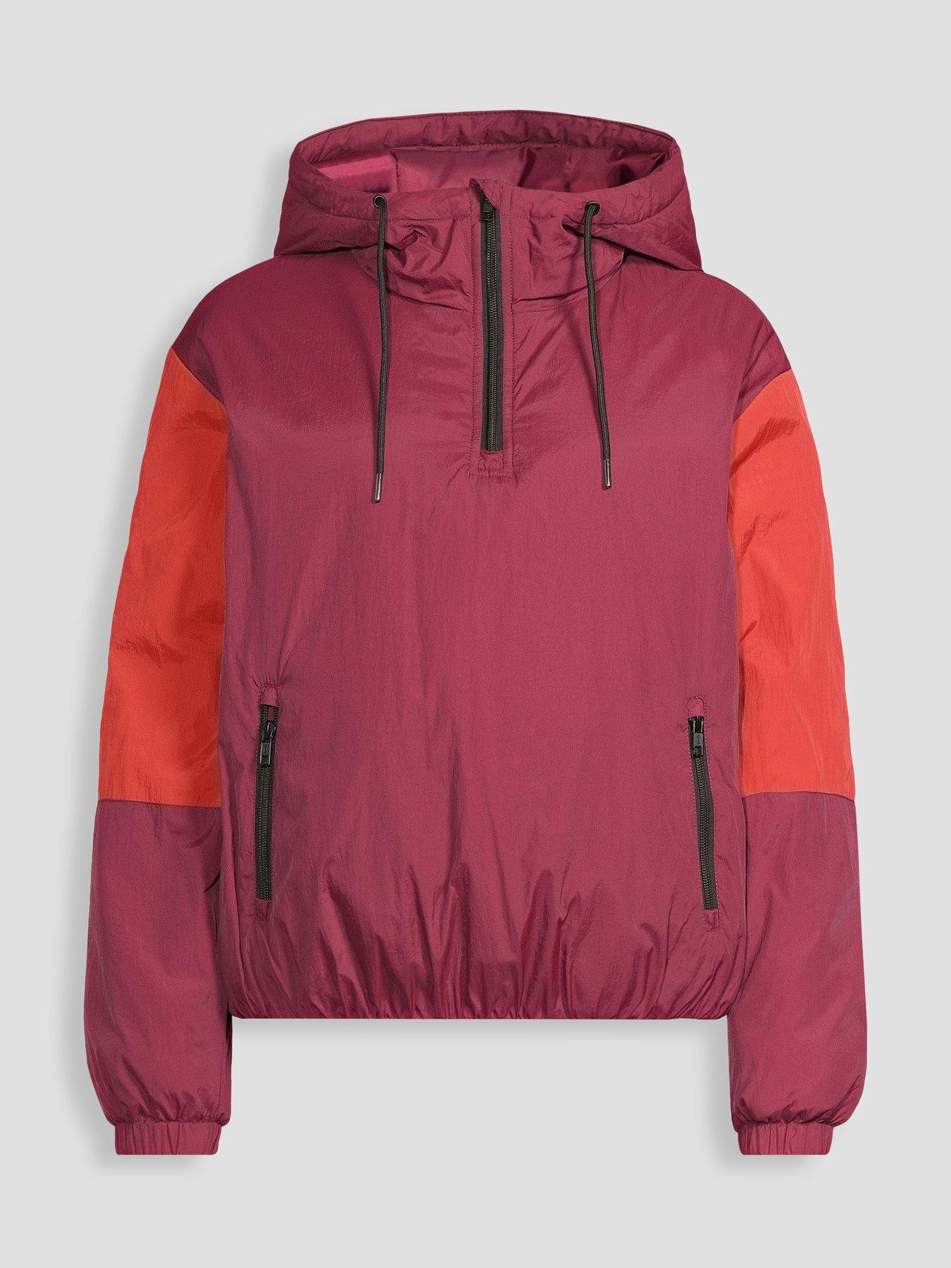 Image 7 of 7 of The Very Collection Padded Colour Block Jacket - Red