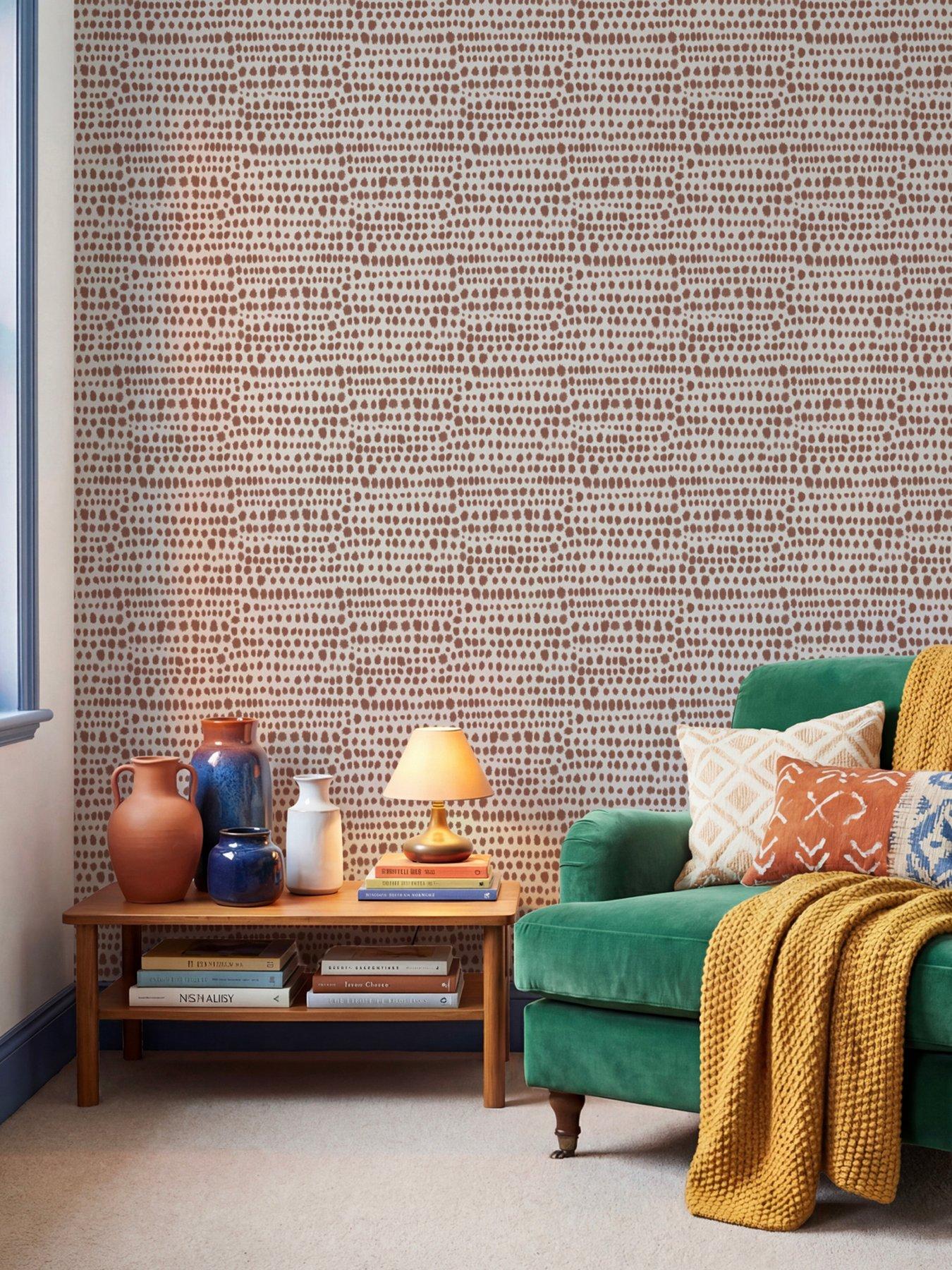 The Very Collection The Very Collection Tribal Dot Spice Wallpaper