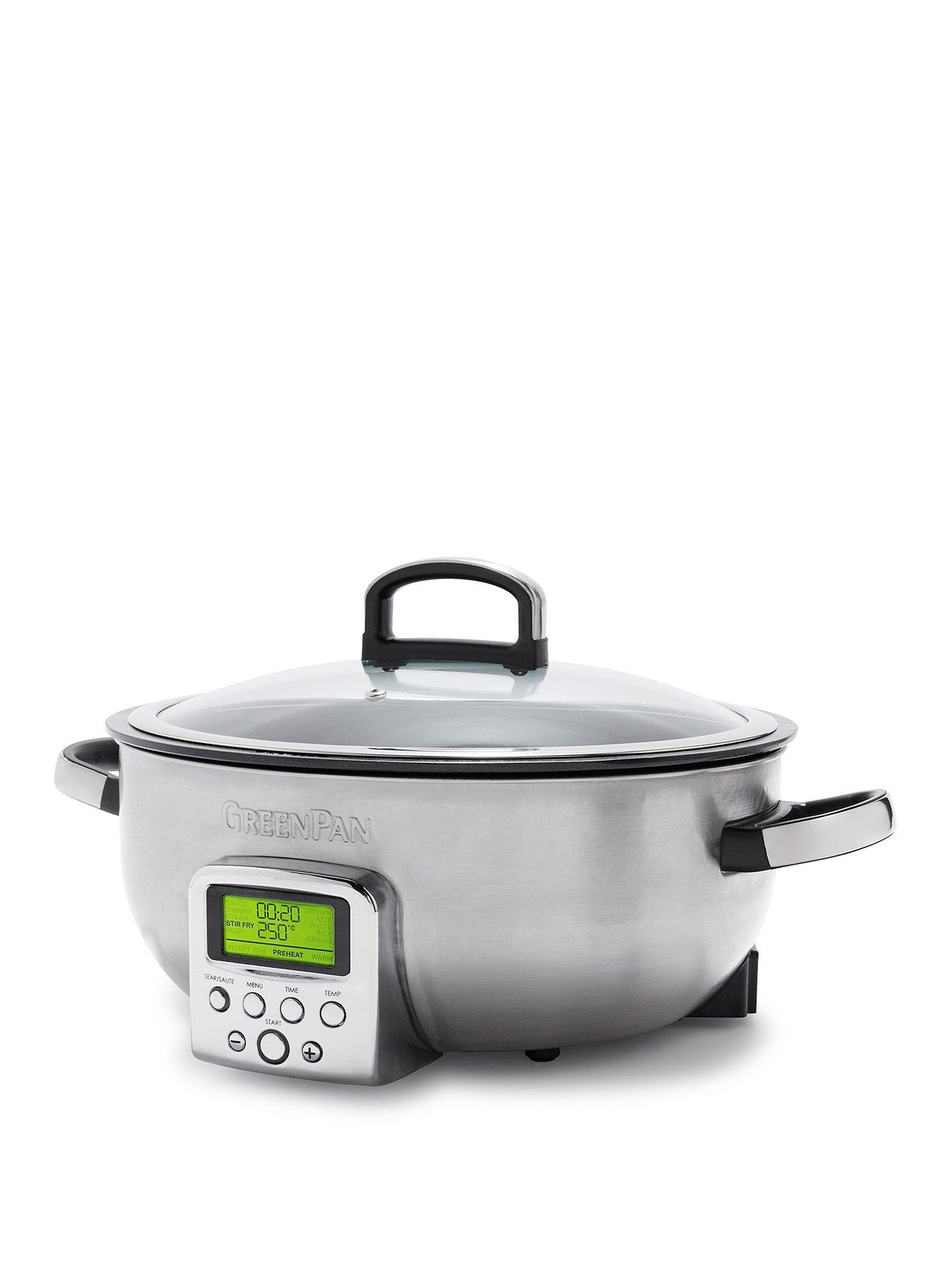 GreenPan GreenPan Elite Omnicooker 5.6L Stainless steel