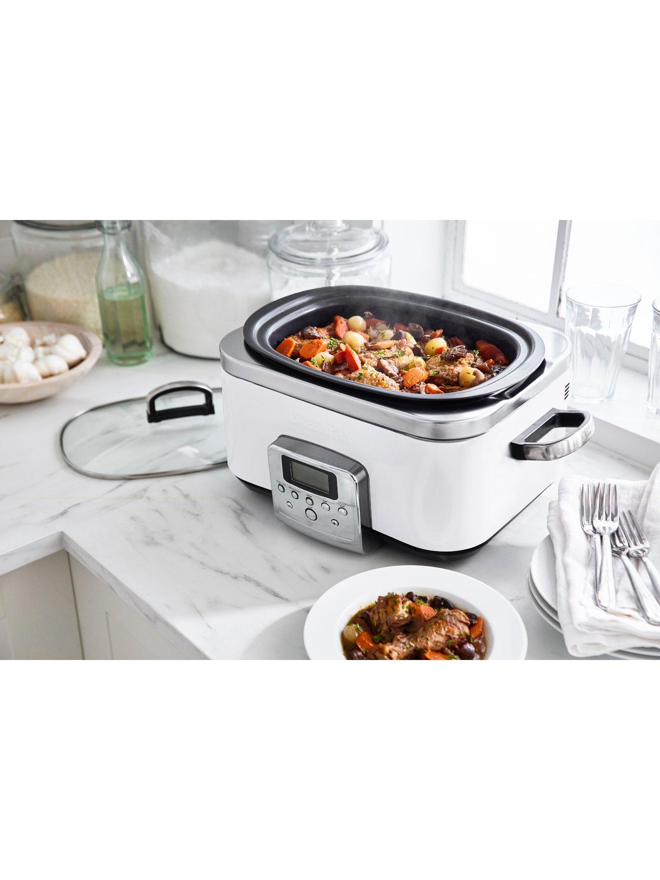 Image 2 of 6 of GreenPan Elite Slowcooker 6L Cream