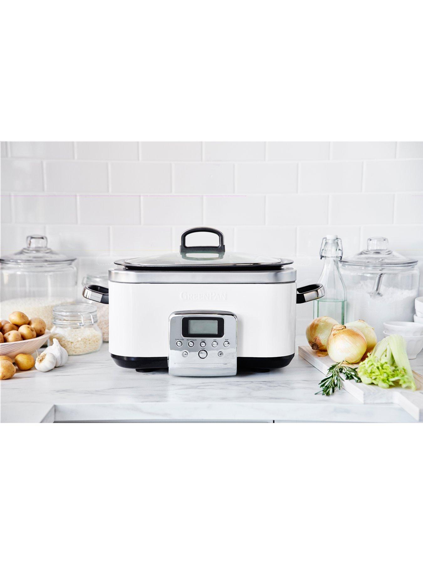 Image 4 of 6 of GreenPan Elite Slowcooker 6L Cream