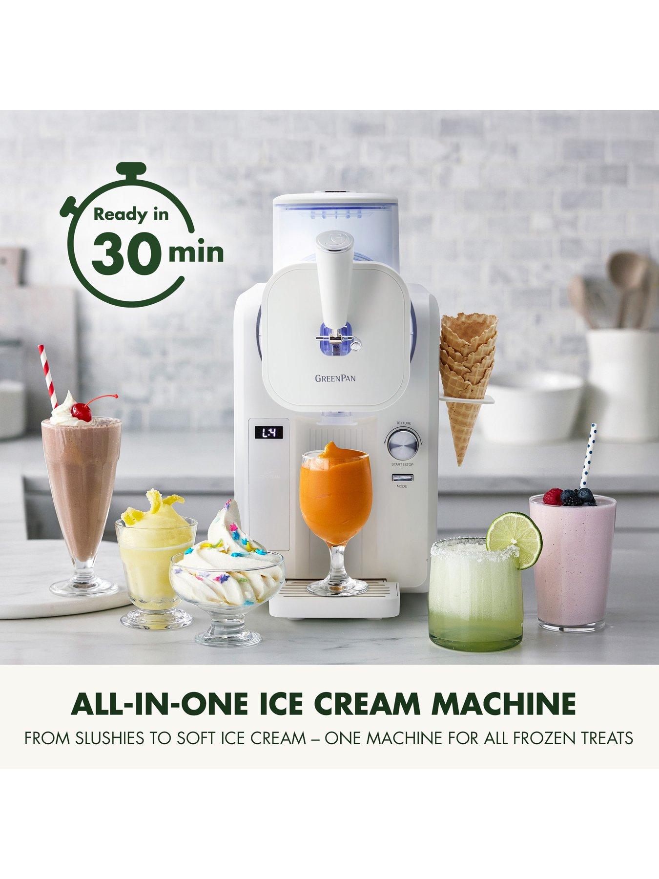 Image 2 of 8 of GreenPan Frost Ice Cream Maker Cream White