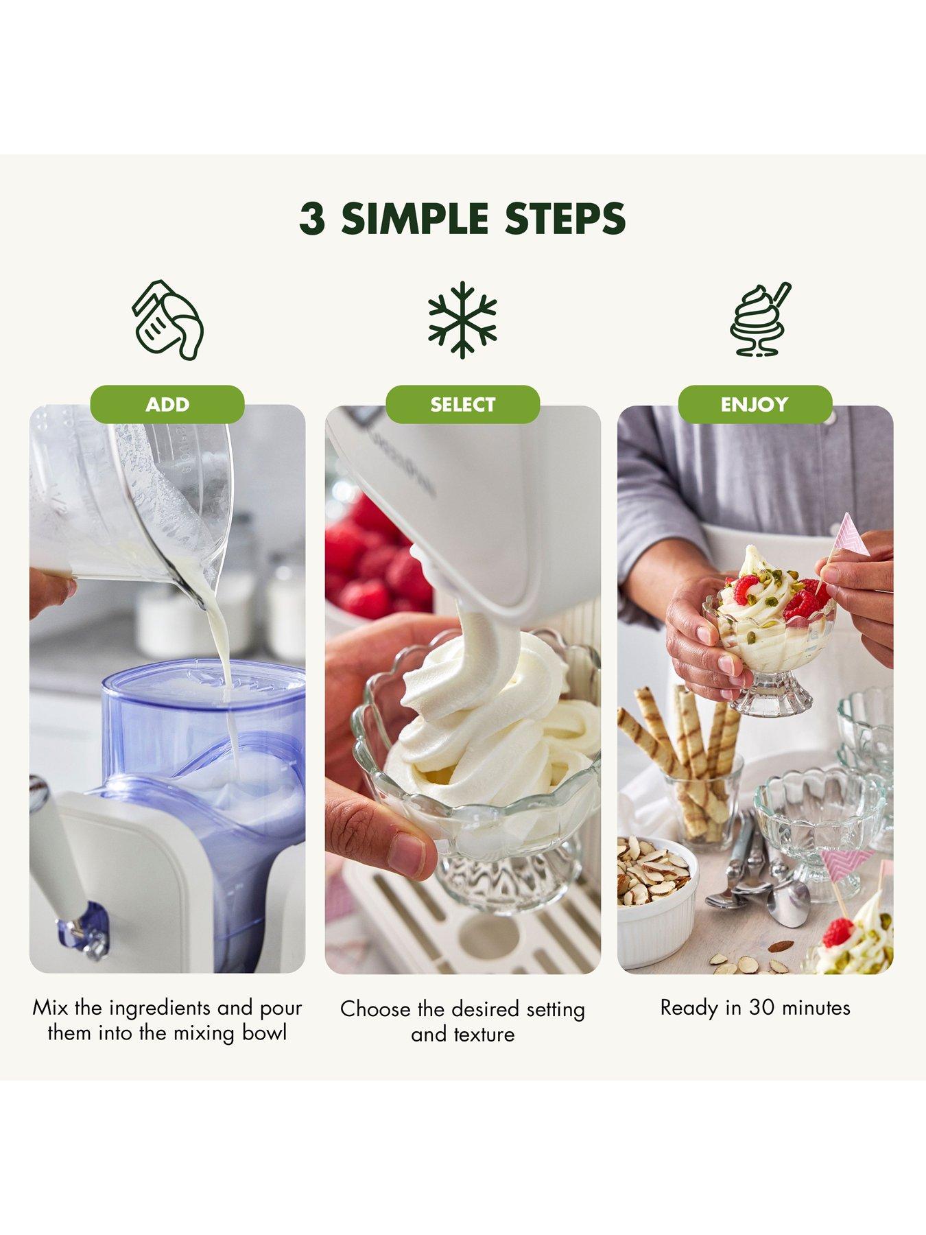 Image 6 of 8 of GreenPan Frost Ice Cream Maker Cream White