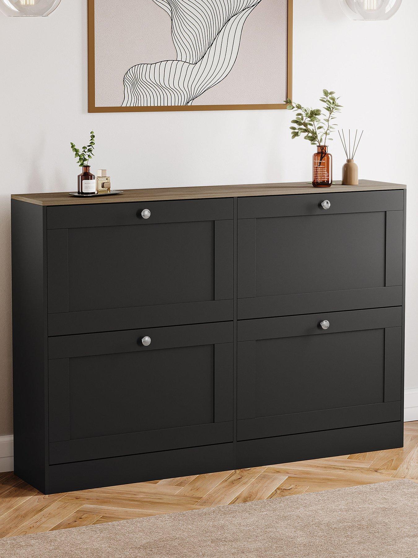 Image 1 of 7 of Vida Designs Altino 4 Drawer Shoe Cabinet