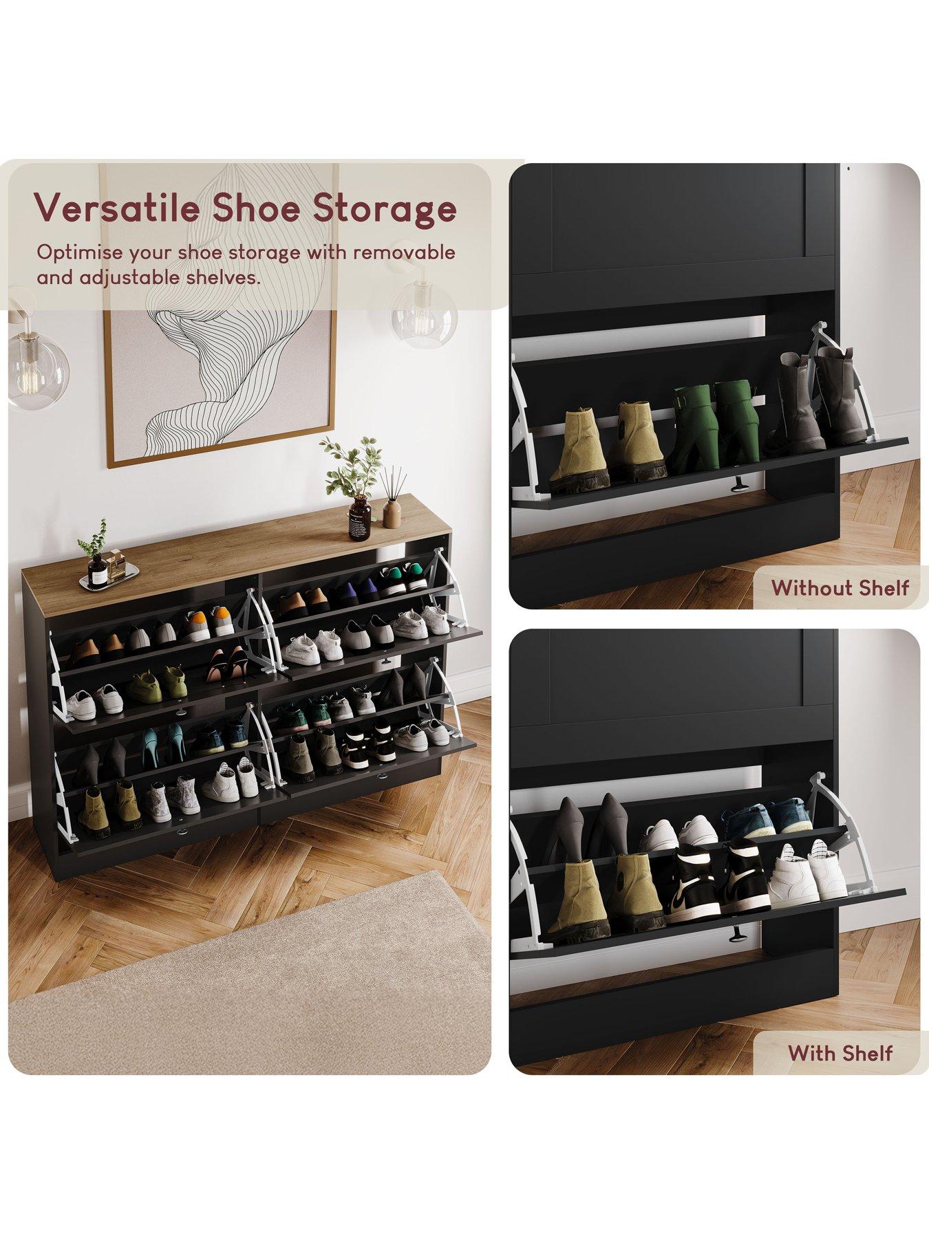 Image 3 of 7 of Vida Designs Altino 4 Drawer Shoe Cabinet