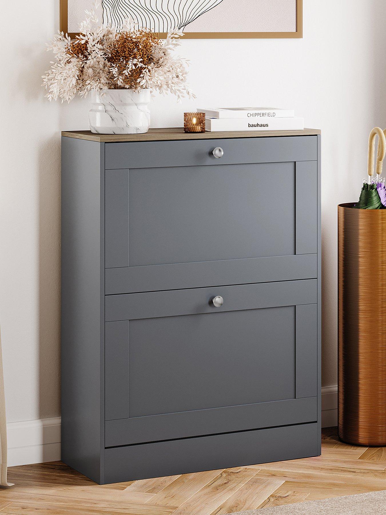 Image 1 of 6 of Vida Designs Altino 2 Drawer Shoe Cabinet