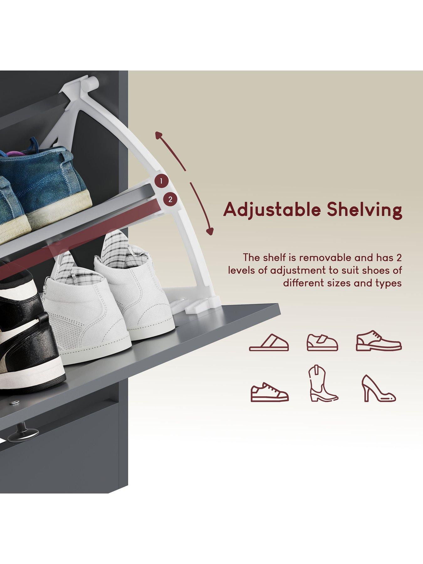 Image 5 of 7 of Vida Designs Altino 3 Drawer Shoe Cabinet