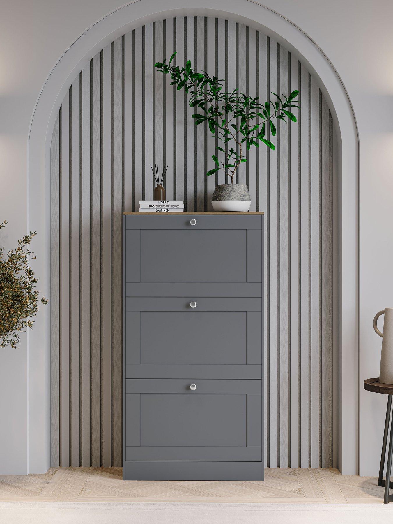 Image 7 of 7 of Vida Designs Altino 3 Drawer Shoe Cabinet