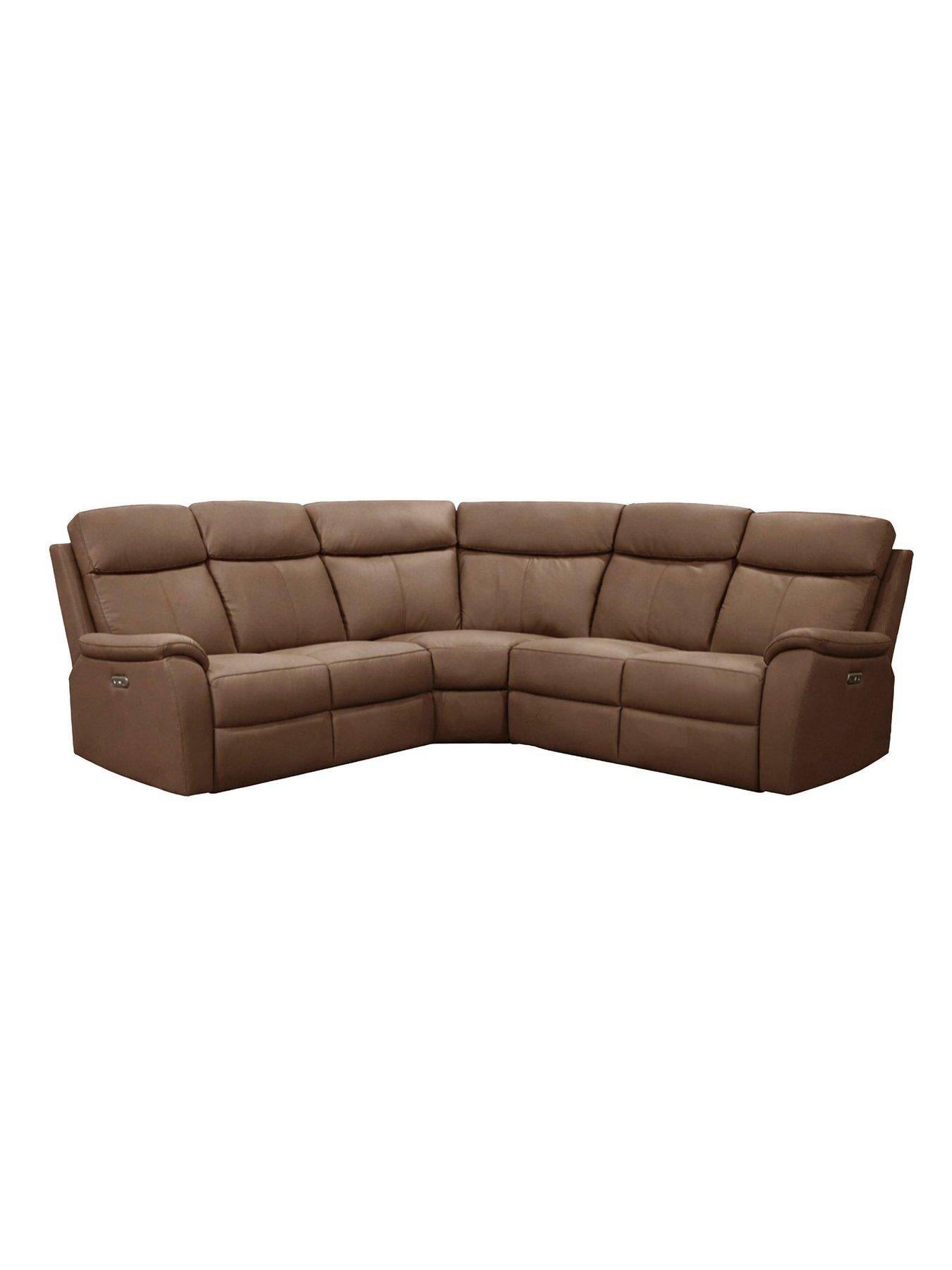 Image 3 of 6 of Aspire Kingsmere Leather Corner Recliner Sofa