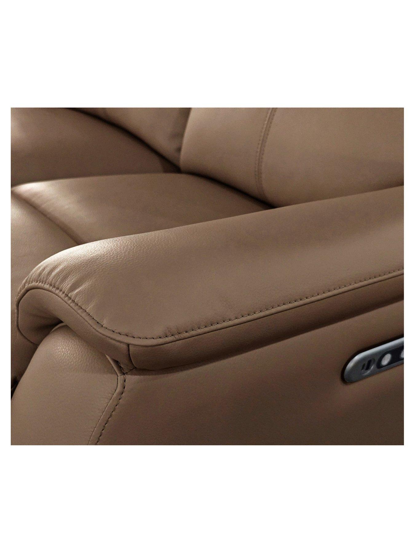 Image 4 of 6 of Aspire Kingsmere Leather Corner Recliner Sofa