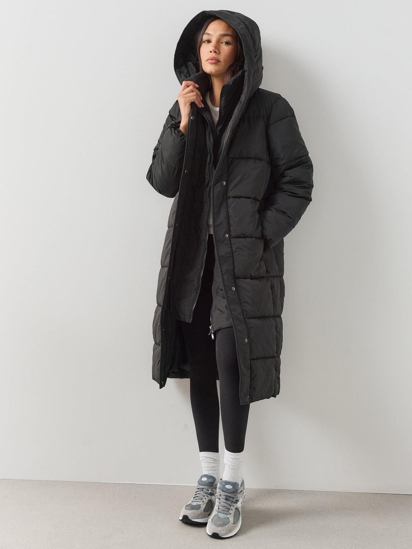 Image 1 of 6 of The Very Collection Double Collar Long Coat