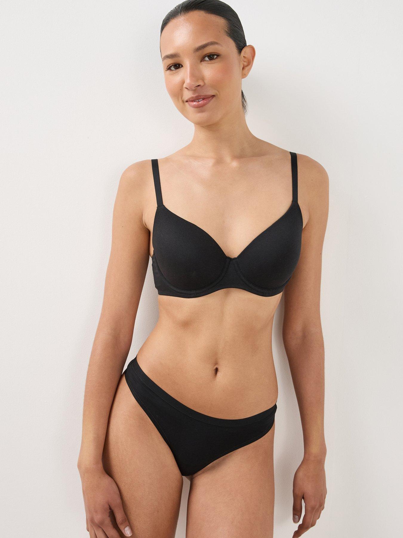 Image 4 of 6 of The Very Collection Womens 5 Pack Cotton Plain &amp; Leopard Print Hipster Briefs - Multi