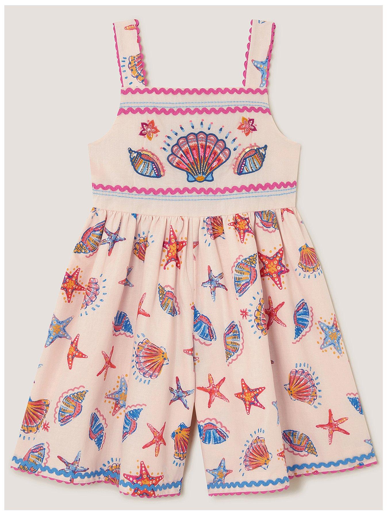 monsoon-girls-shell-applique-culotte-playsuit-orangestillFront