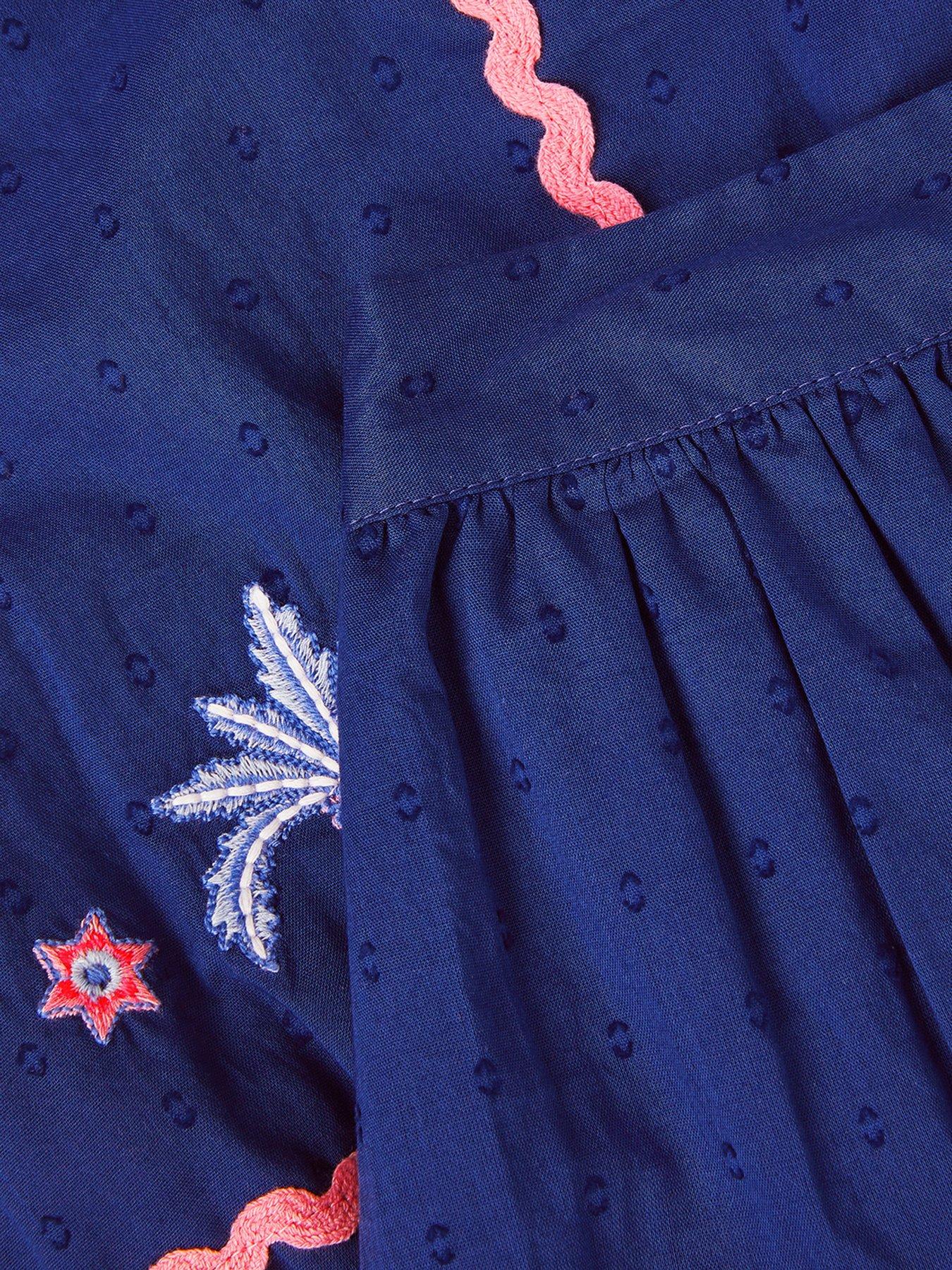 Image 3 of 3 of Monsoon Girls Dobby Coastal Set - Blue