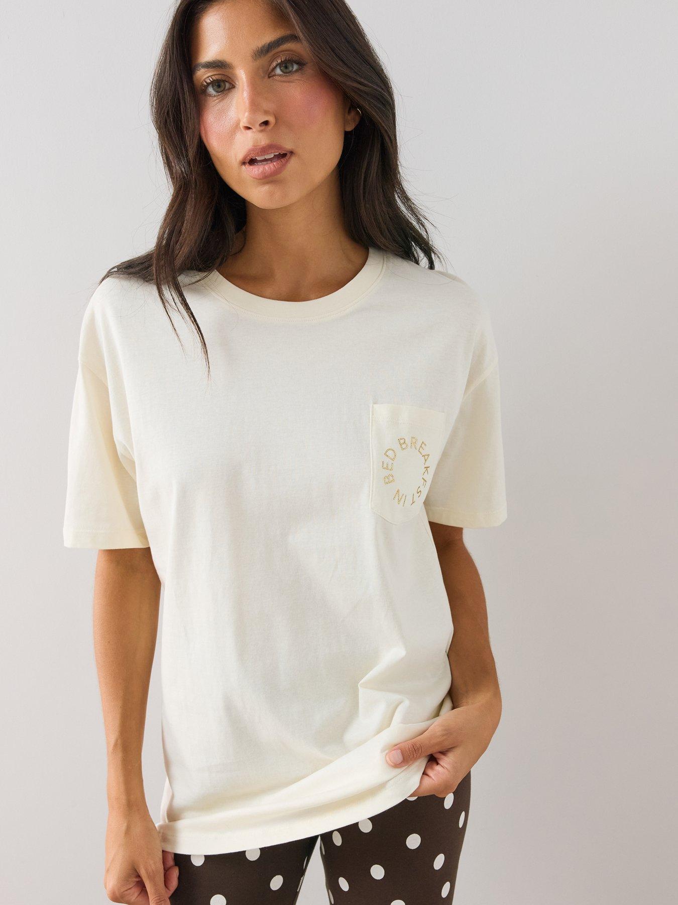 Image 5 of 6 of The Very Collection Womens Longline Stretch Pyjama Set - Brown
