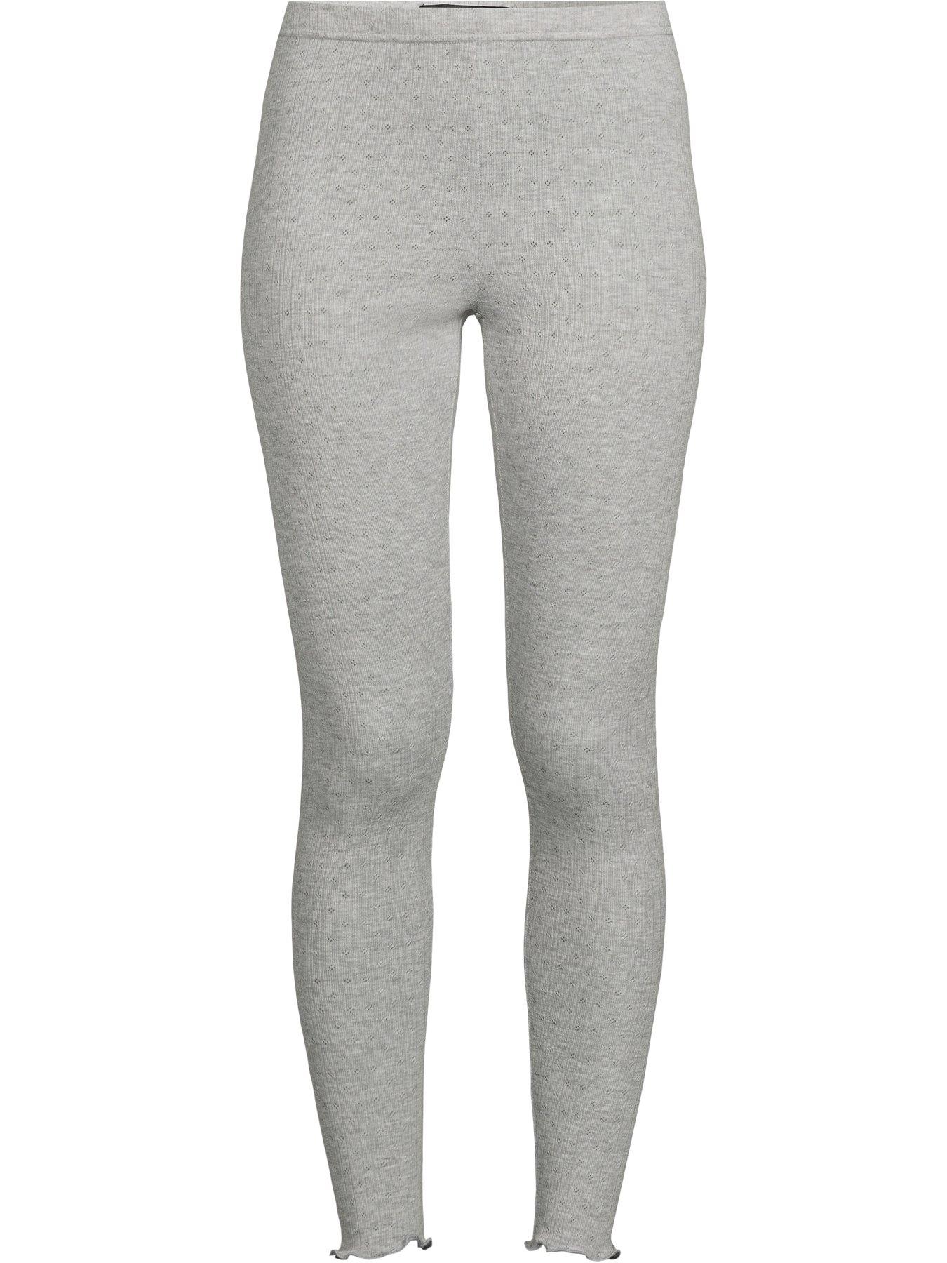 Image 6 of 7 of The Very Collection Womens 2 Pack Thermal High-Rise Pointelle Leggings - Black