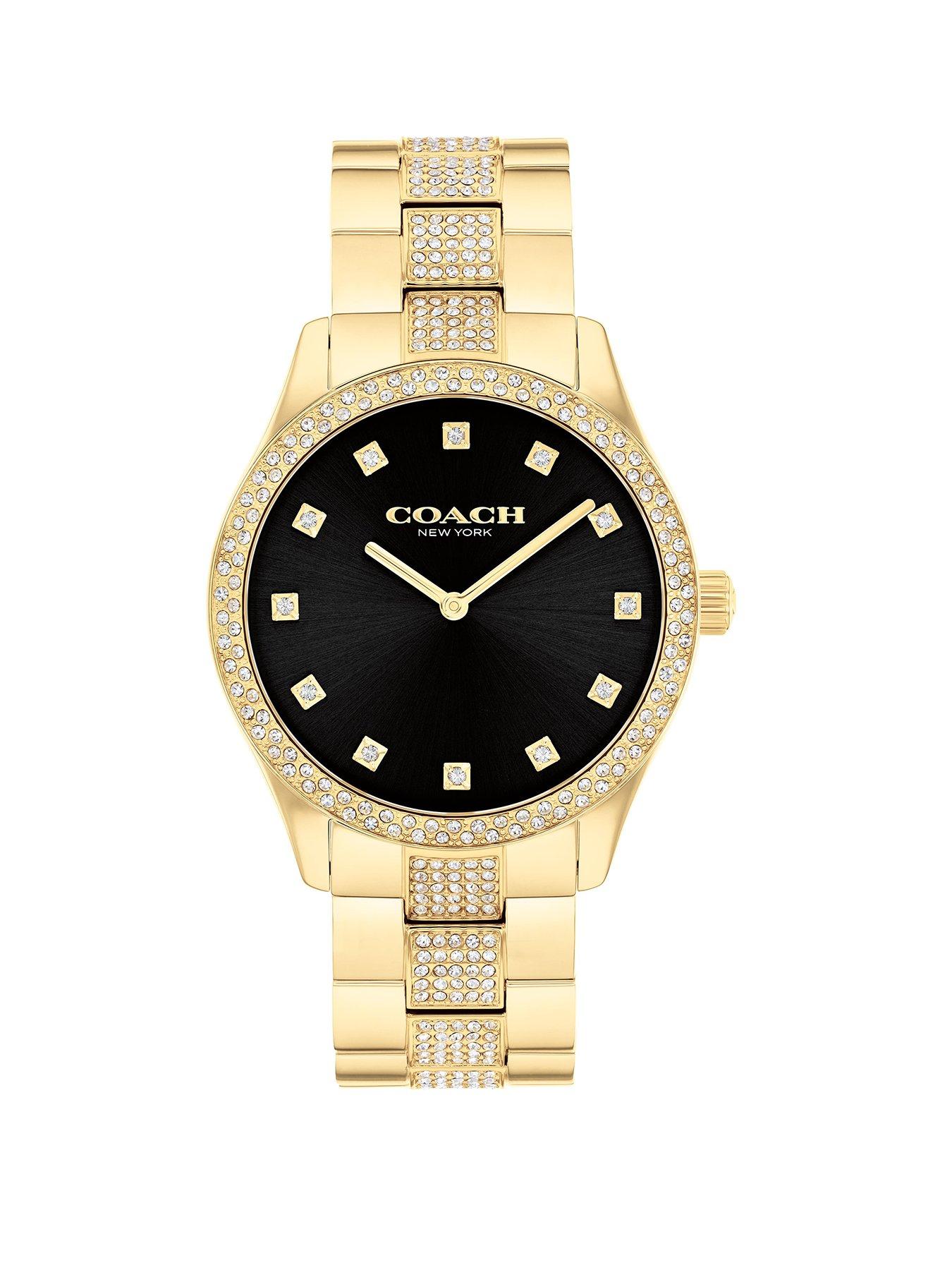 Image 1 of 5 of COACH Coach Ladies Brooks Gold IP Bracelet Watch