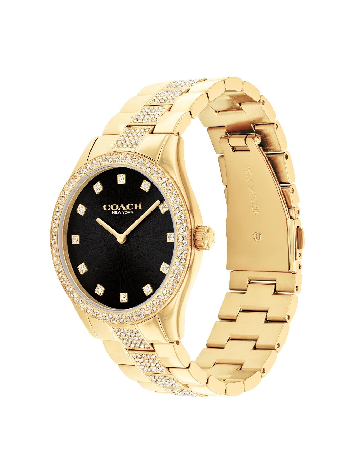 Image 2 of 5 of COACH Coach Ladies Brooks Gold IP Bracelet Watch