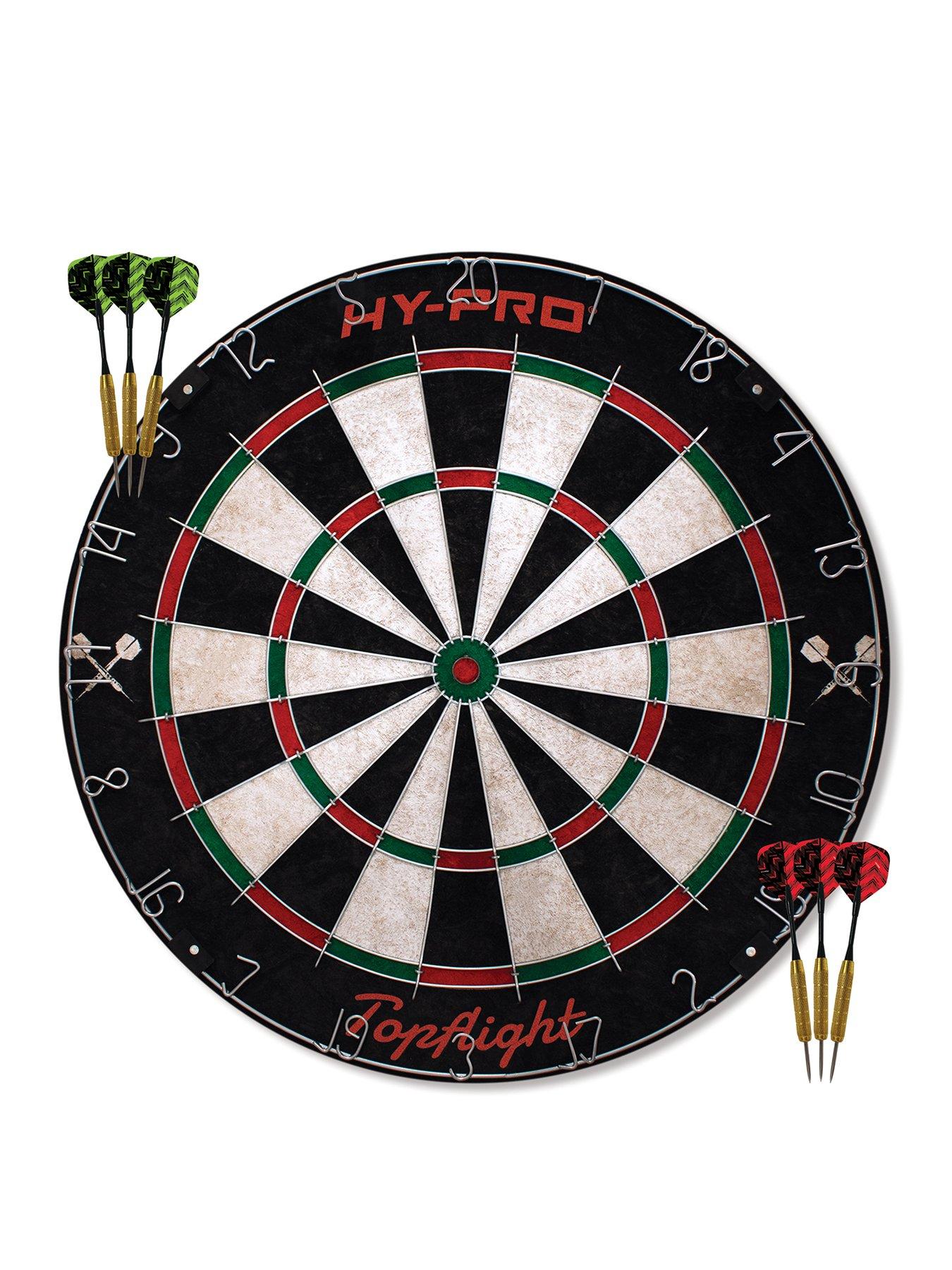 Hy-Pro Hy-Pro Topflight Dartboard With 6x 18g Darts