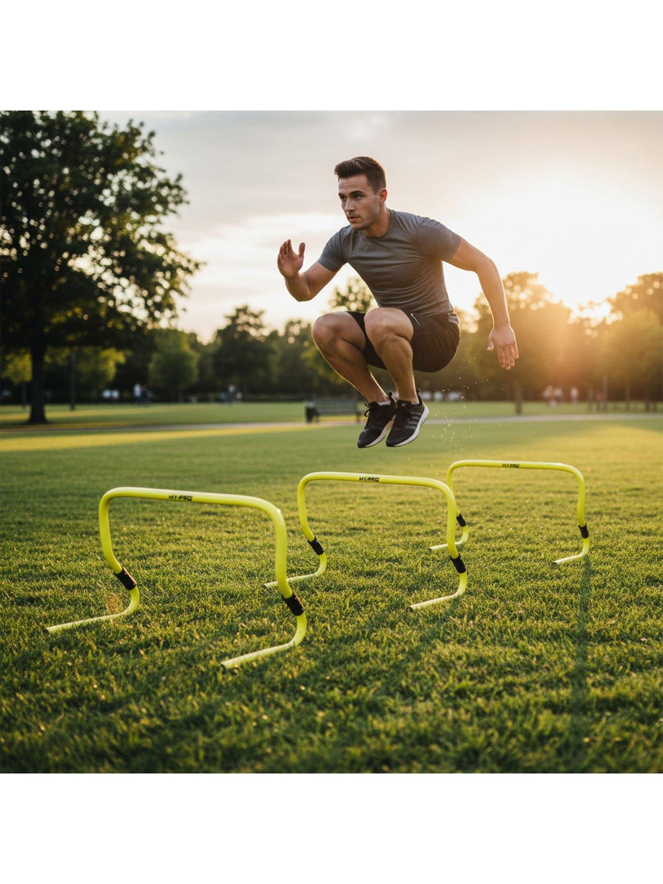 Image 7 of 7 of Hy-Pro Hy-Pro 6pk Adjustable Height Hurdles With Handle