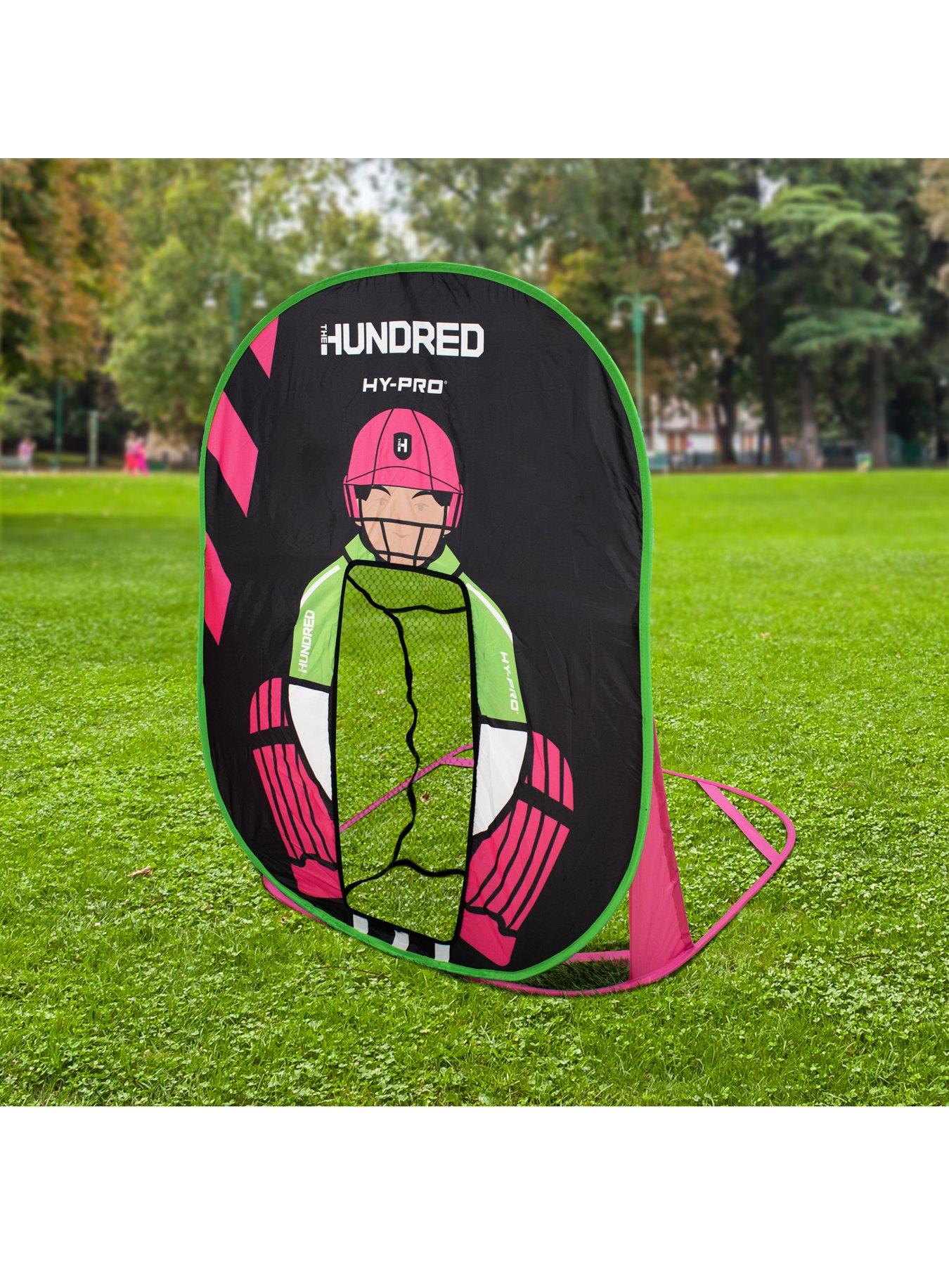 Image 3 of 7 of The Hundred Foldable Wicket Keeper Set - Includes Size 3 Bat & Tennis Ball