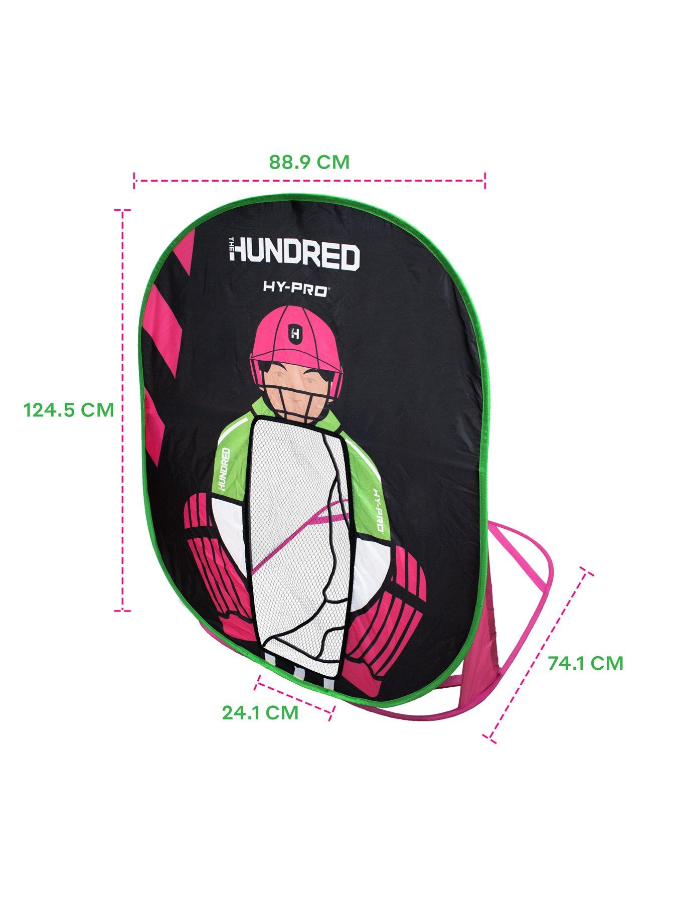 Image 7 of 7 of The Hundred Foldable Wicket Keeper Set - Includes Size 3 Bat & Tennis Ball