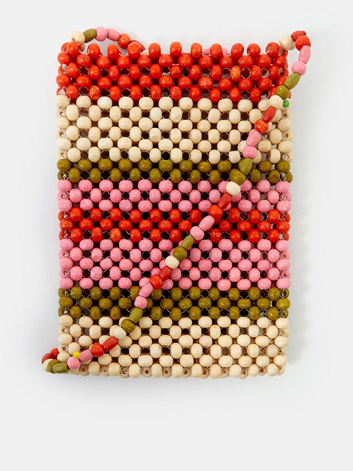 Accessorize Beaded Phone Bag