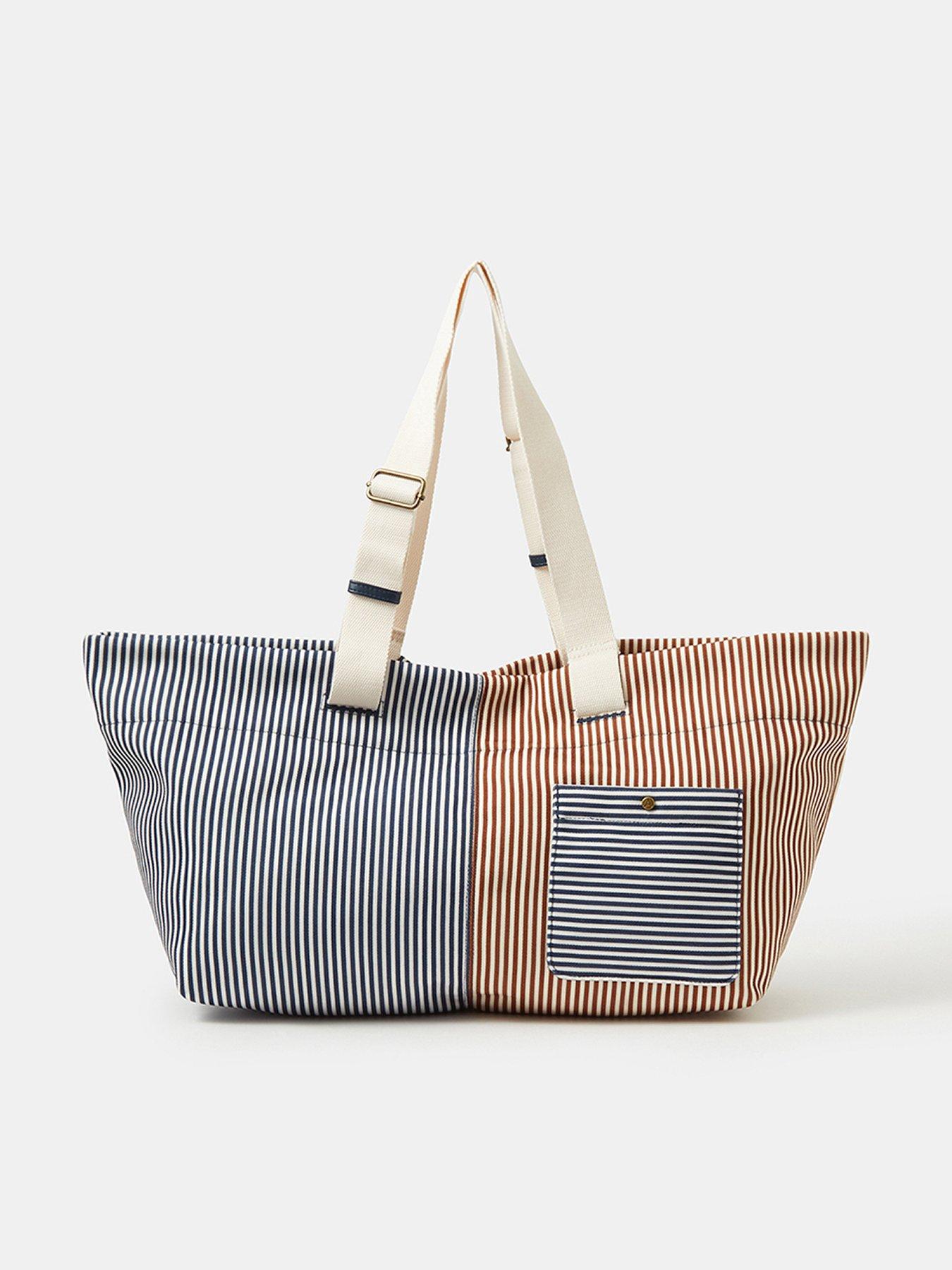Accessorize Large Stripe Shopper Bag