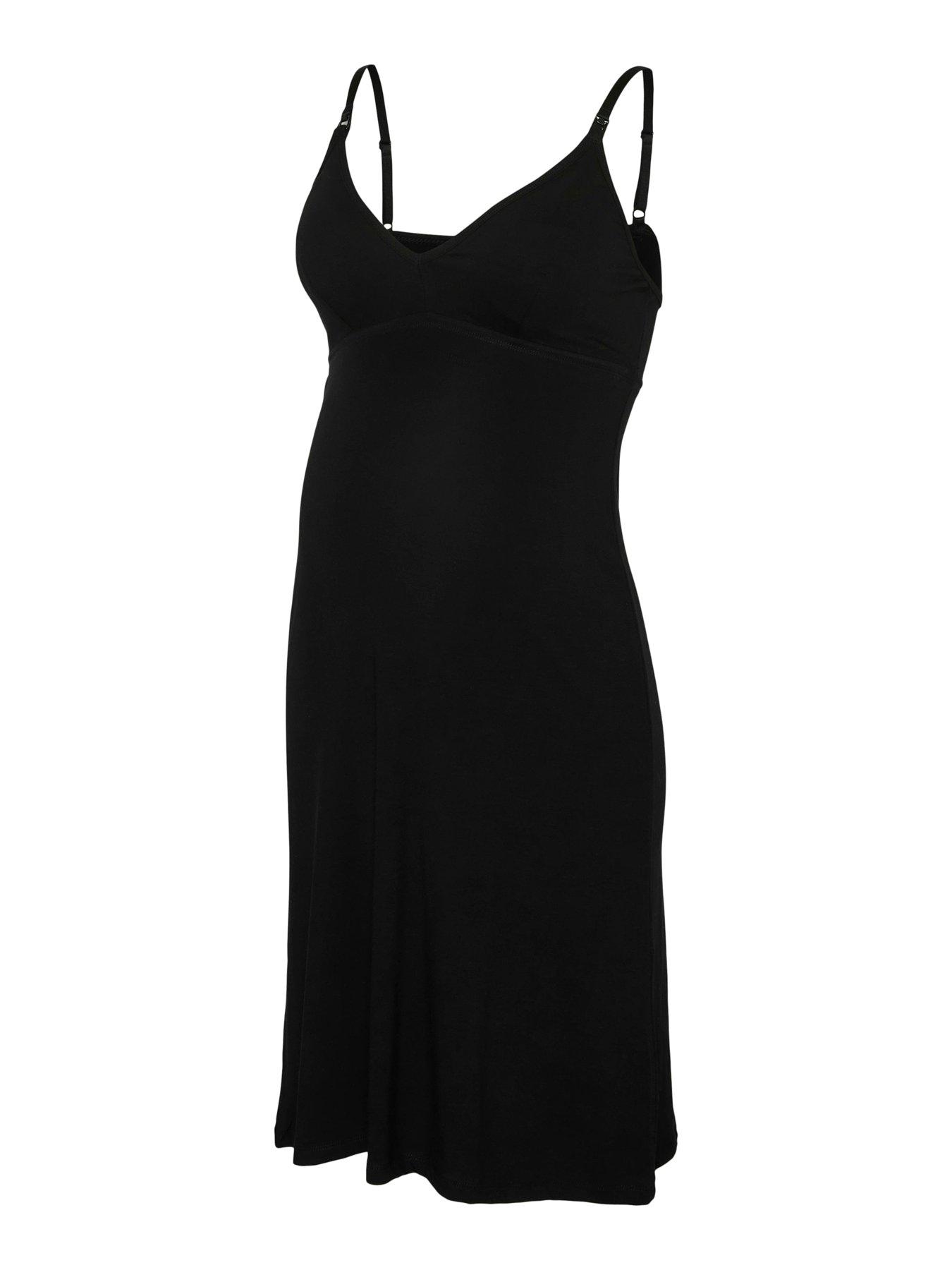 Image 6 of 6 of Mamalicious Maternity Night Dress - Black