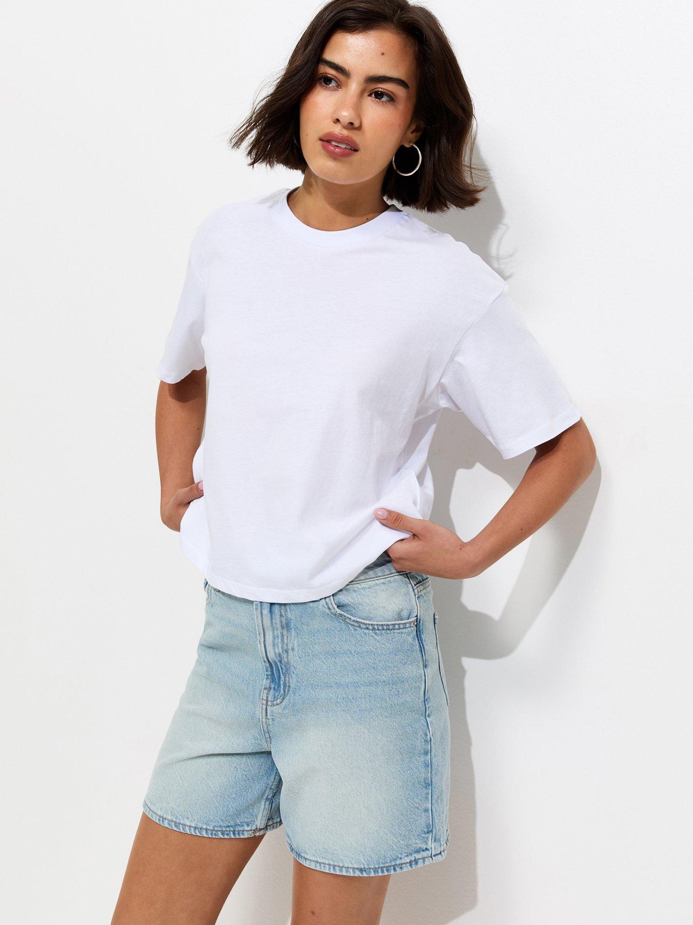 New Look Cotton Boxy T-Shirt - White