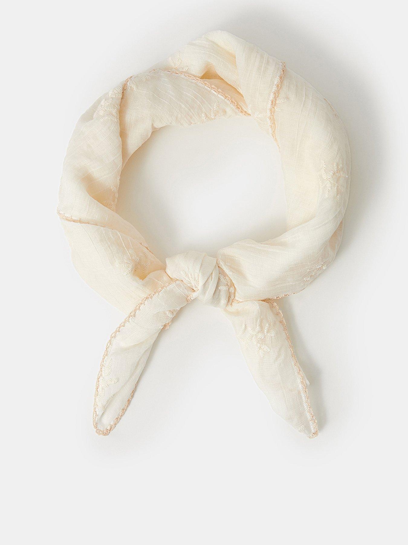 Image 1 of 3 of Accessorize Lace Square Scarf