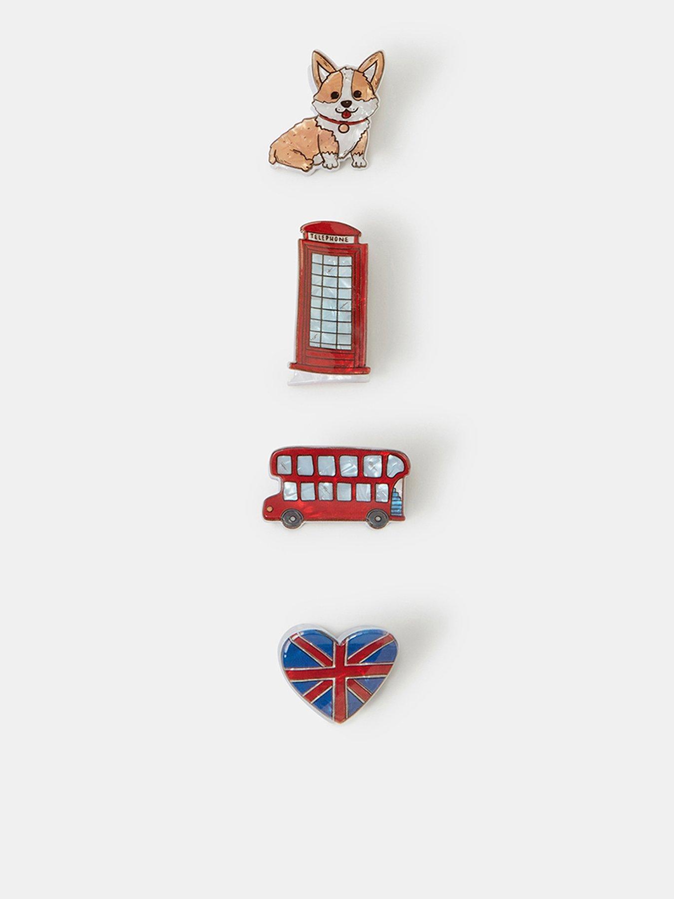 Image 1 of 3 of Accessorize 4 X Mini London Claw Clip