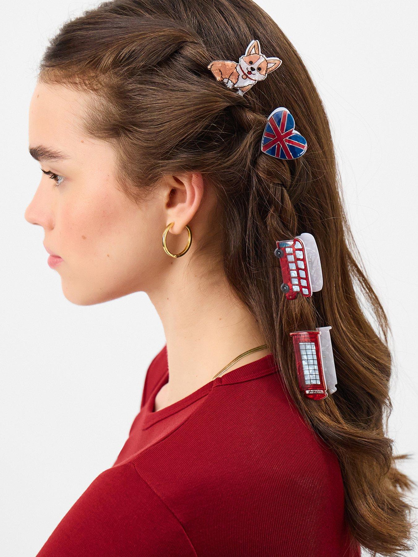 Image 2 of 3 of Accessorize 4 X Mini London Claw Clip