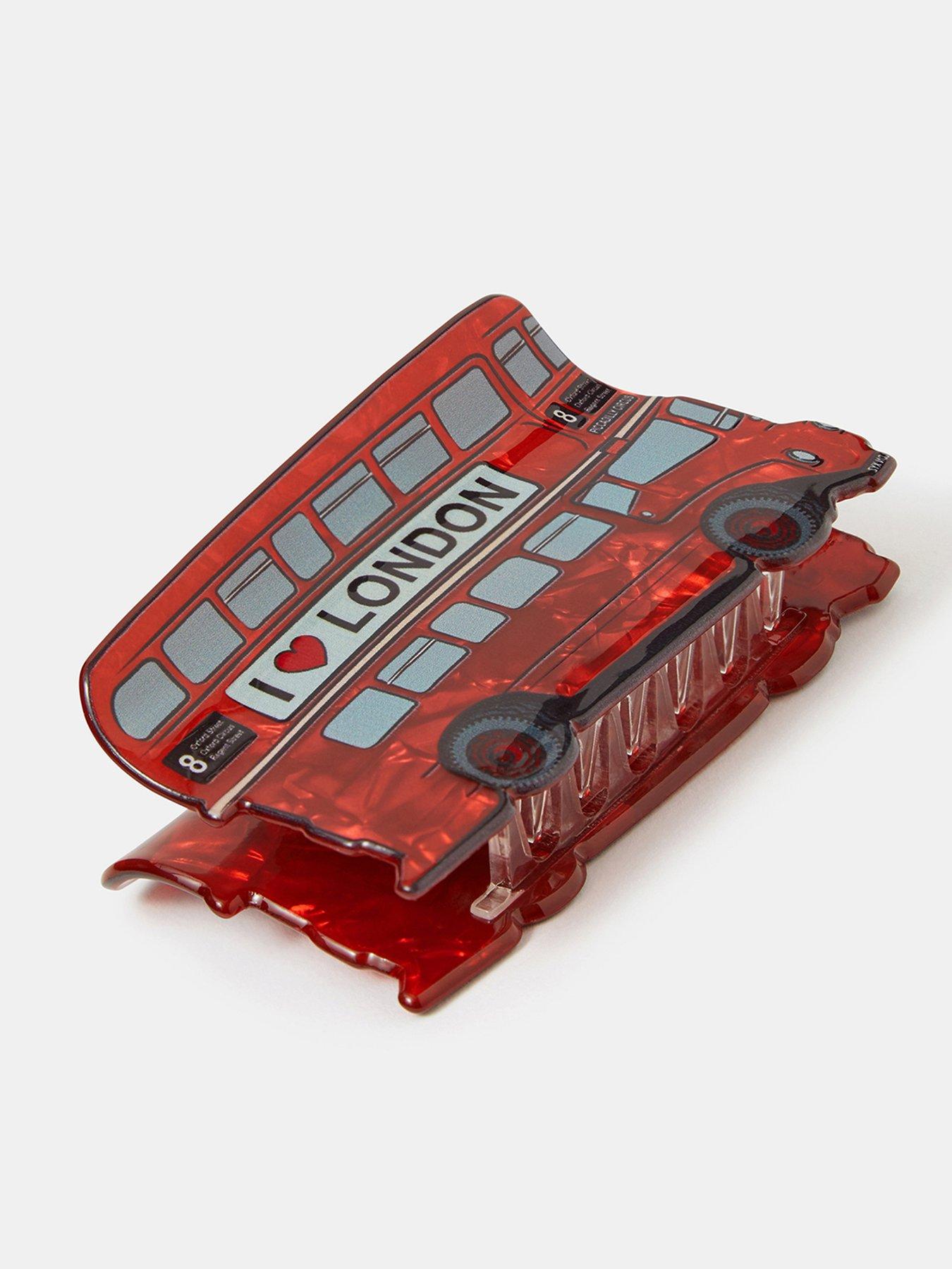 Image 3 of 3 of Accessorize London Bus Claw Clip