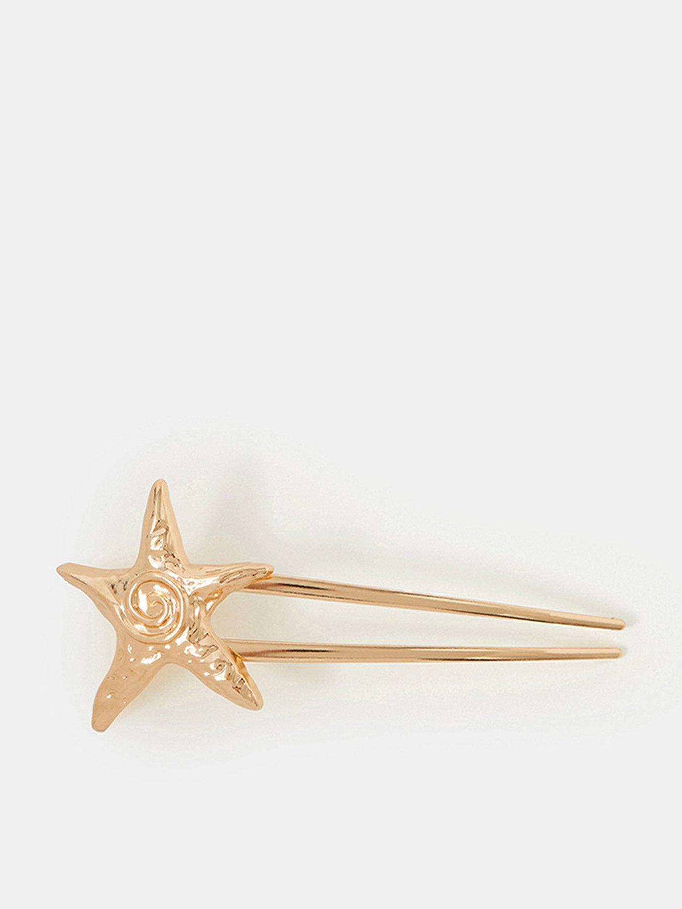 Accessorize Starfish Metal French Hair Pin